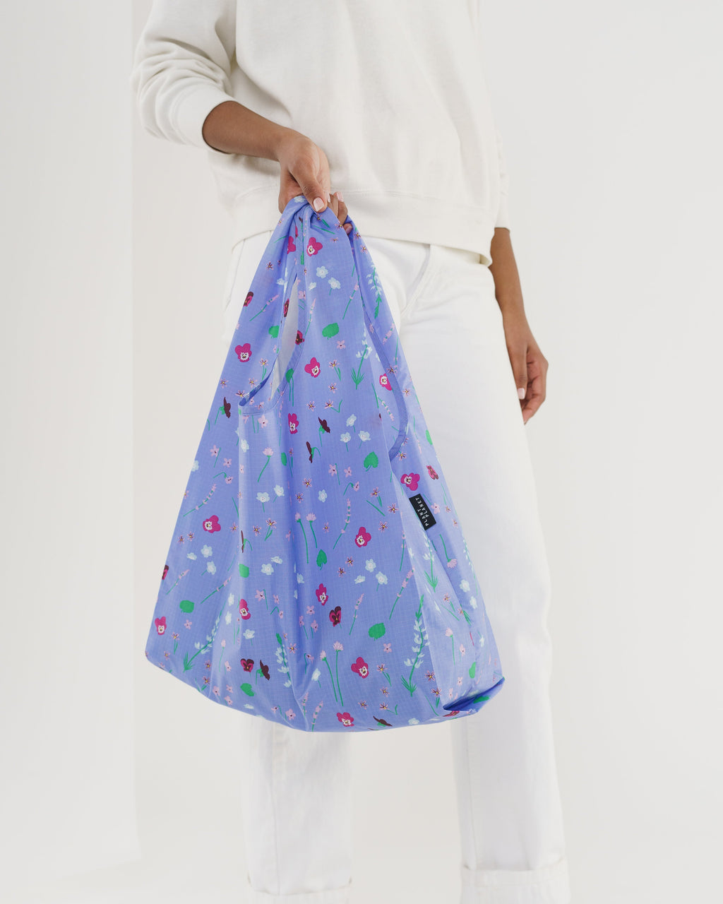 Standard Baggu - Blue Wildflowers