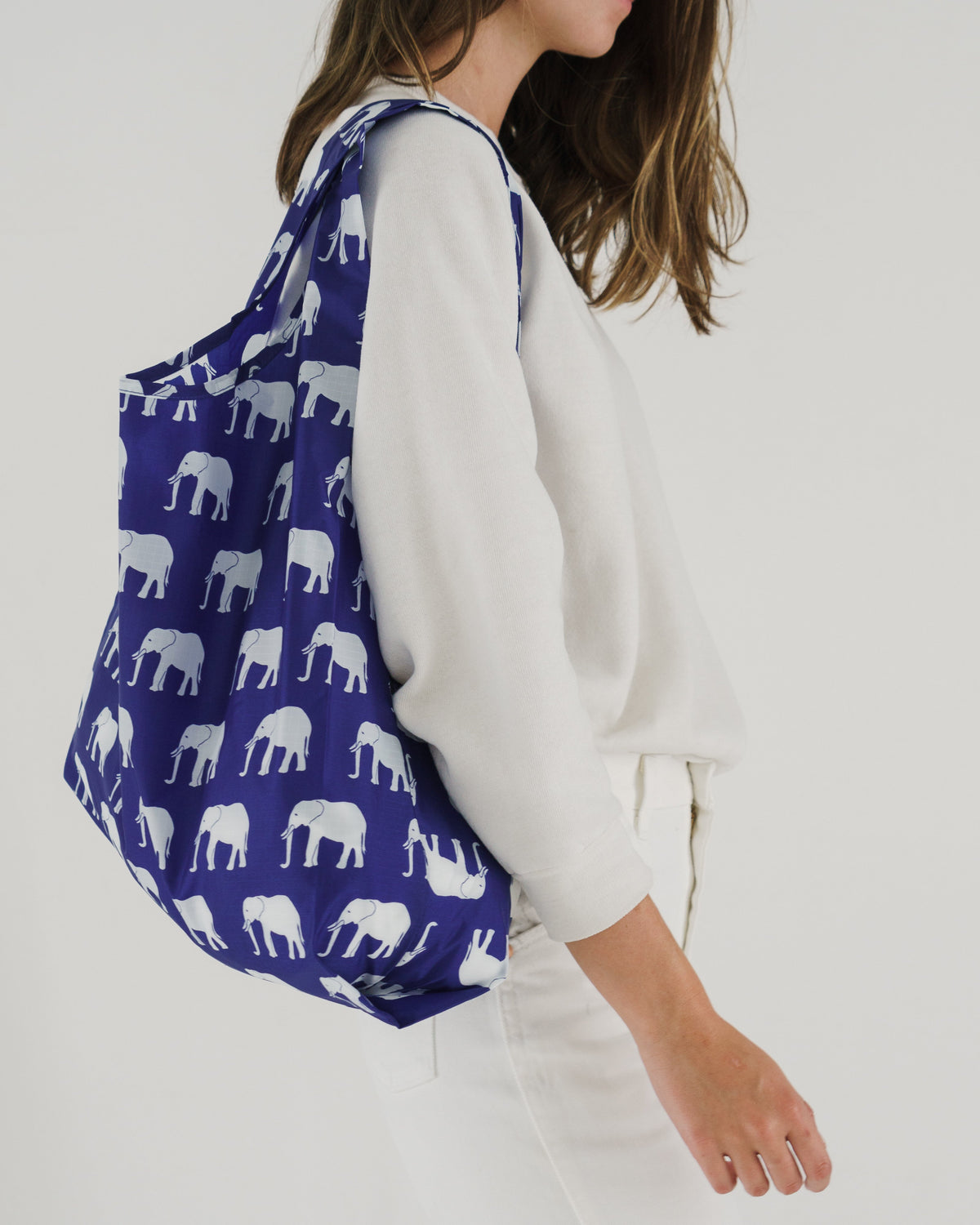 Standard Baggu - Blue Elephant