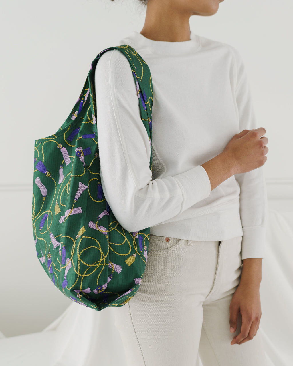 Standard Baggu - Green Tassel