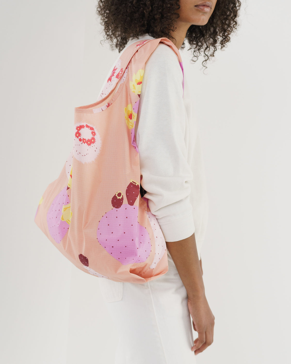 Standard Baggu - Pink Cactus Flower