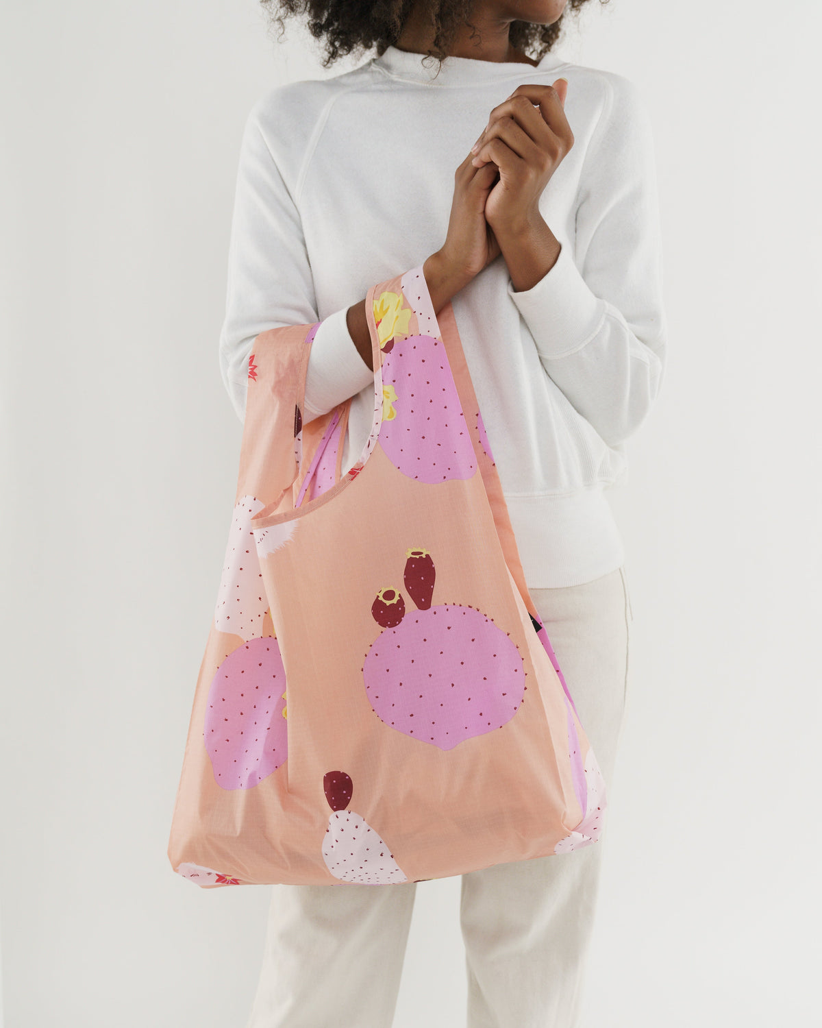 Standard Baggu - Pink Cactus Flower
