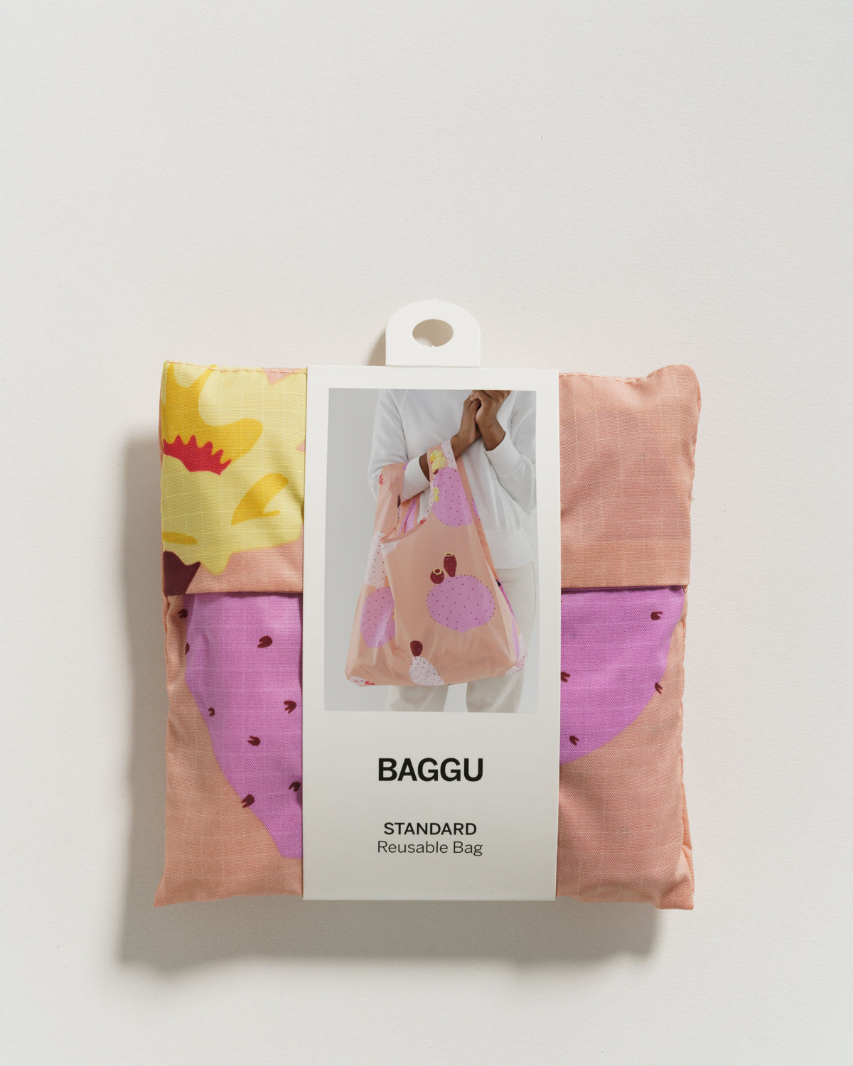 Standard Baggu - Pink Cactus Flower
