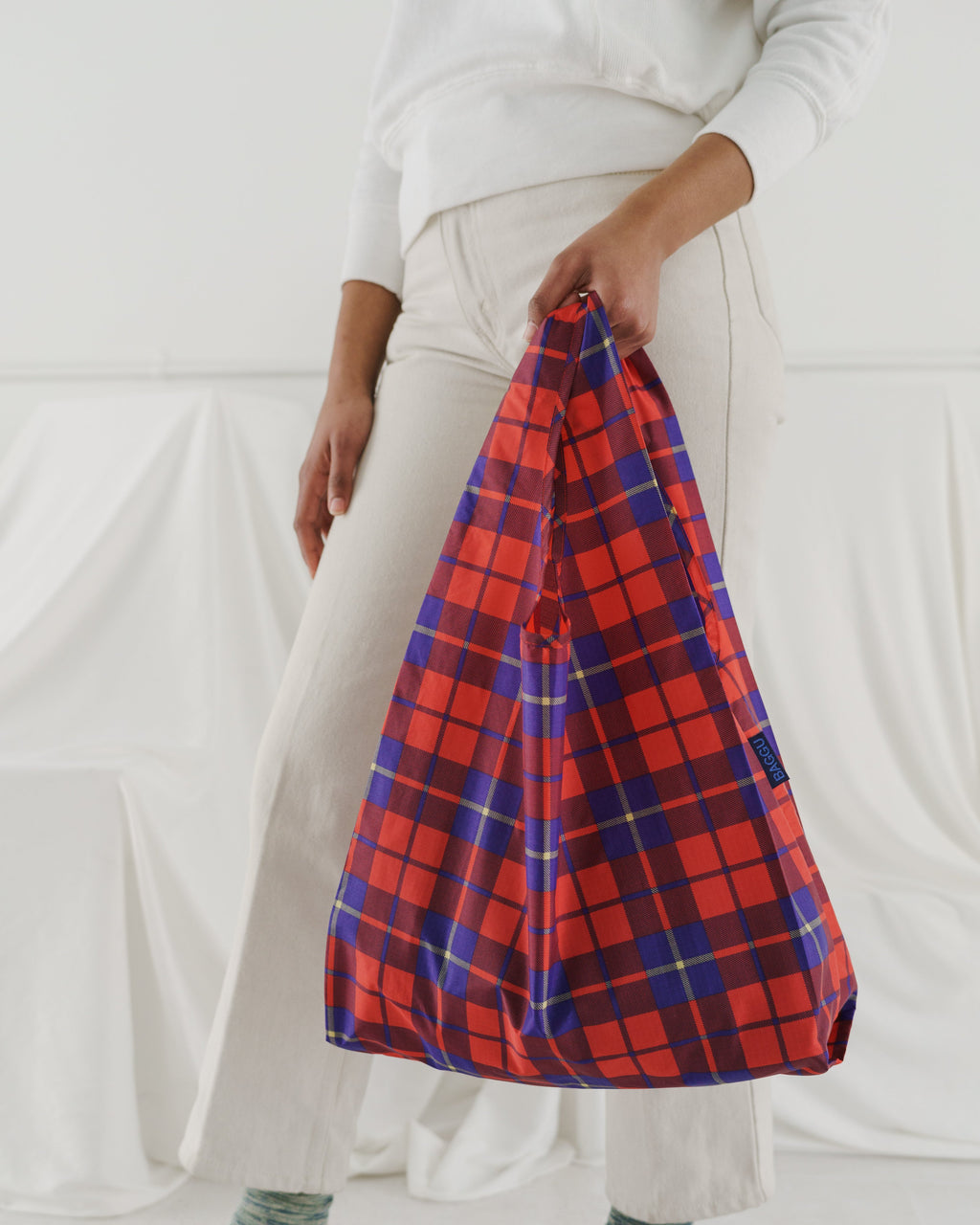 Standard Baggu - Red Tartan
