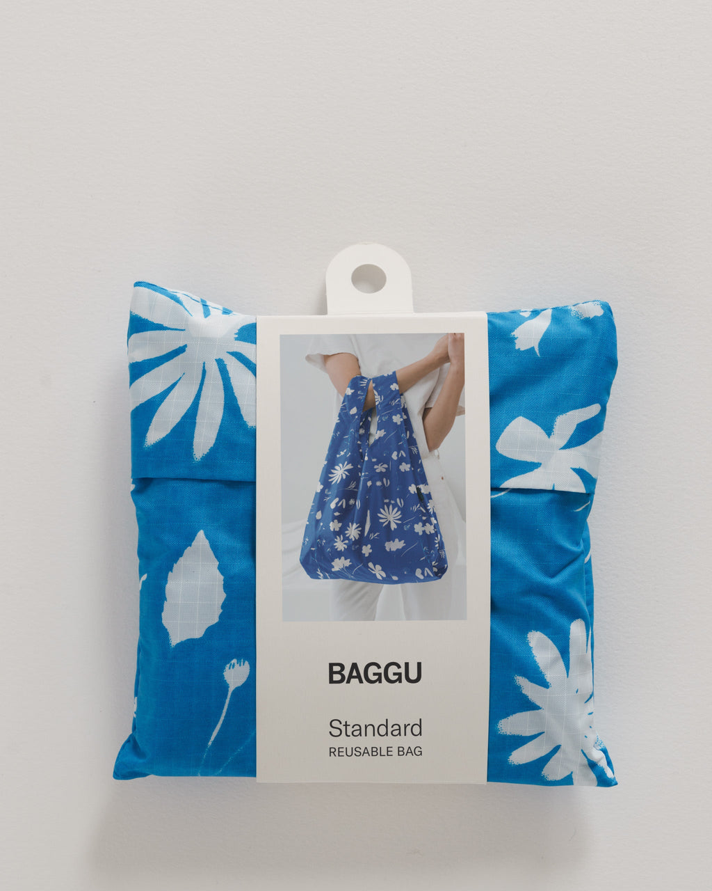 Standard Baggu - Floral Sun Print-Blue