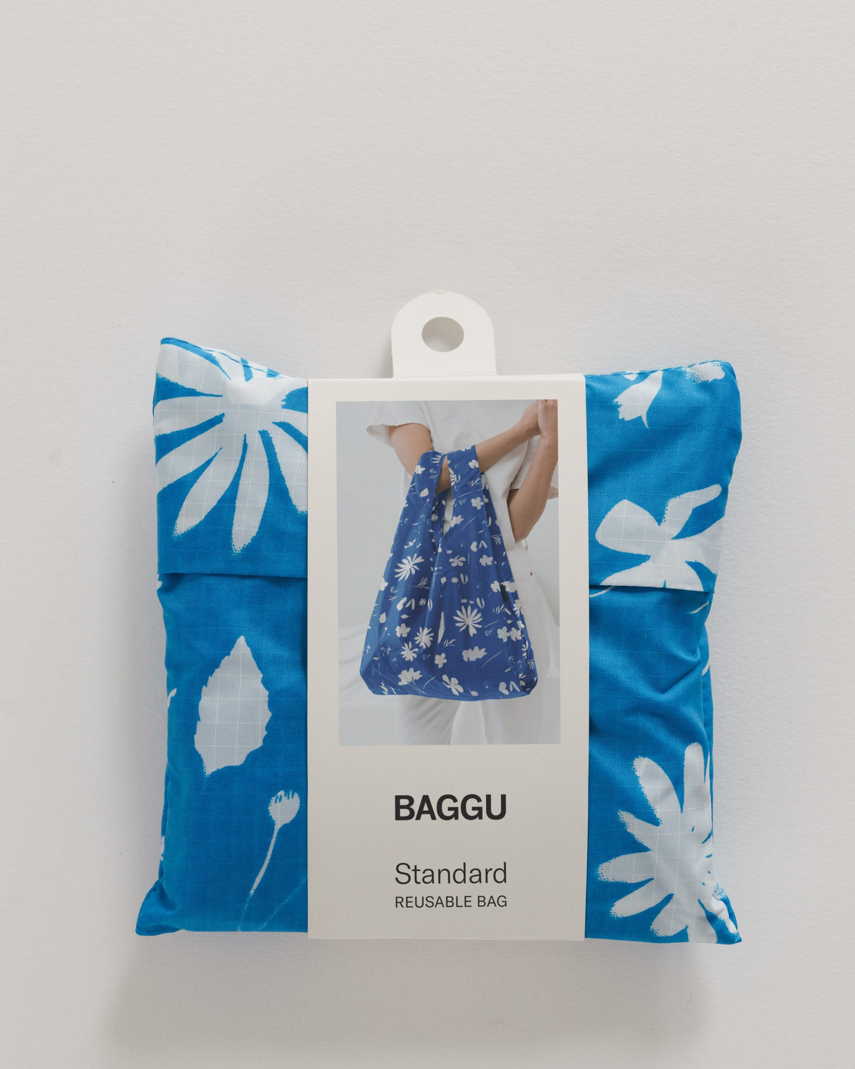 Standard Baggu - Floral Sun Print-Blue