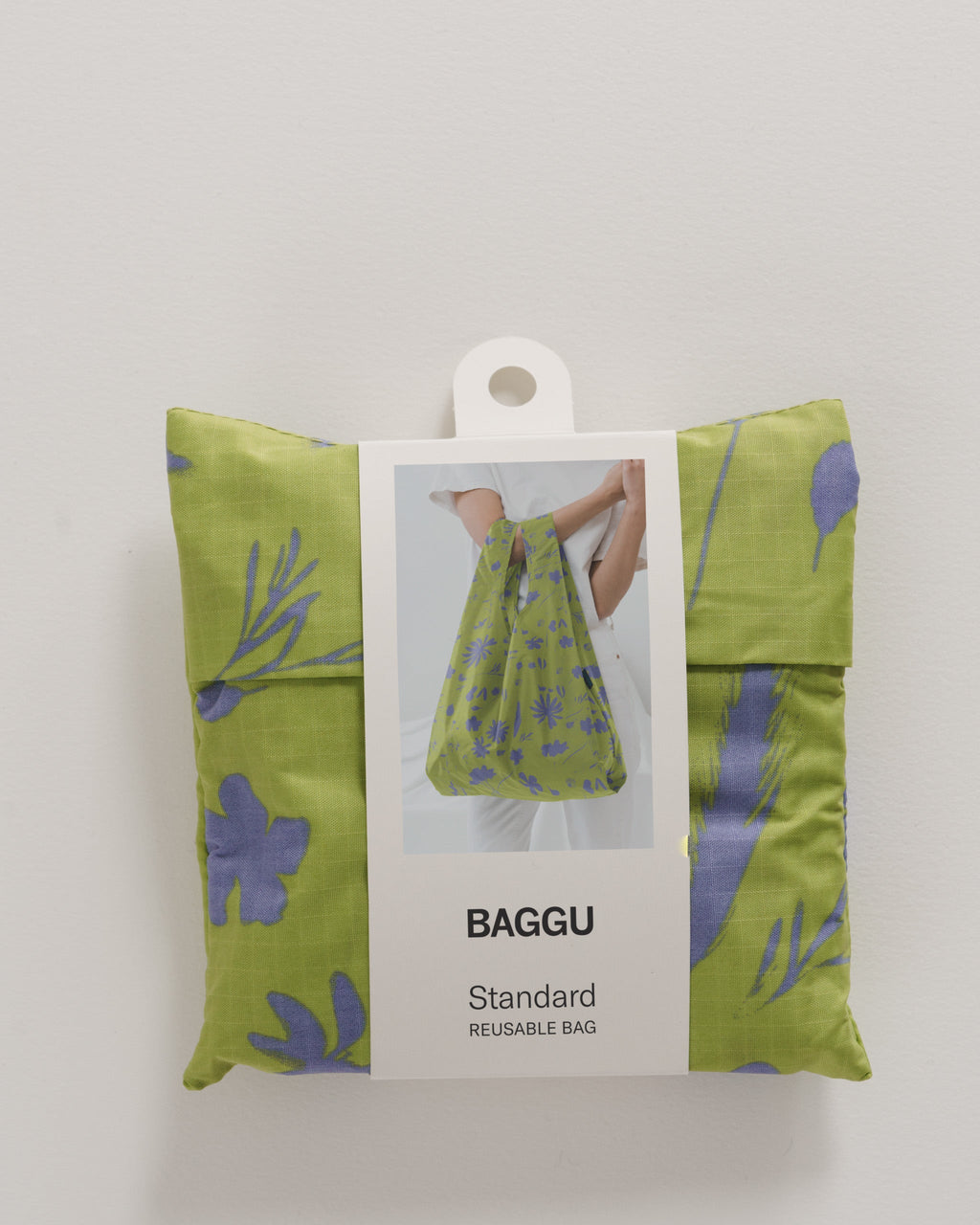 Standard Baggu - Lime Floral Sun Print