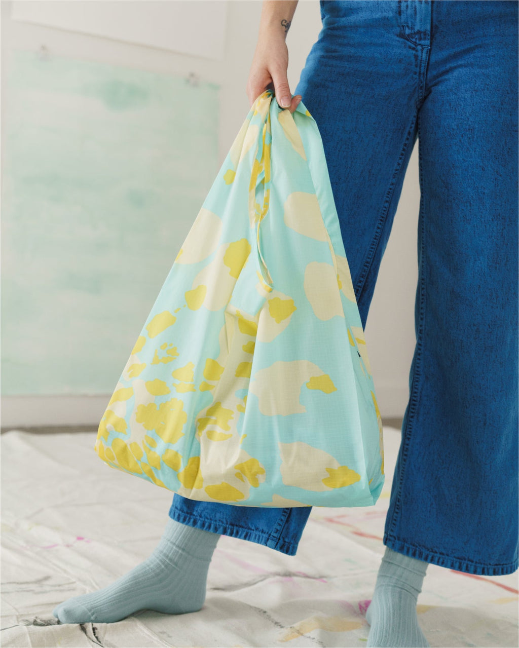 Standard Baggu - Tie Dye Aqua &nbsp;