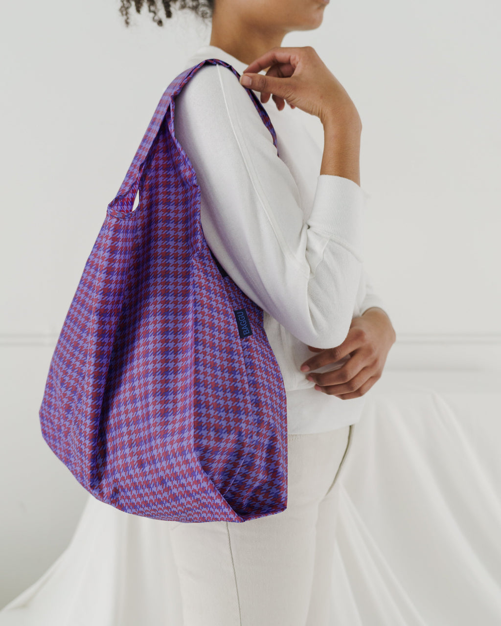 Standard Baggu - Blue Tweed