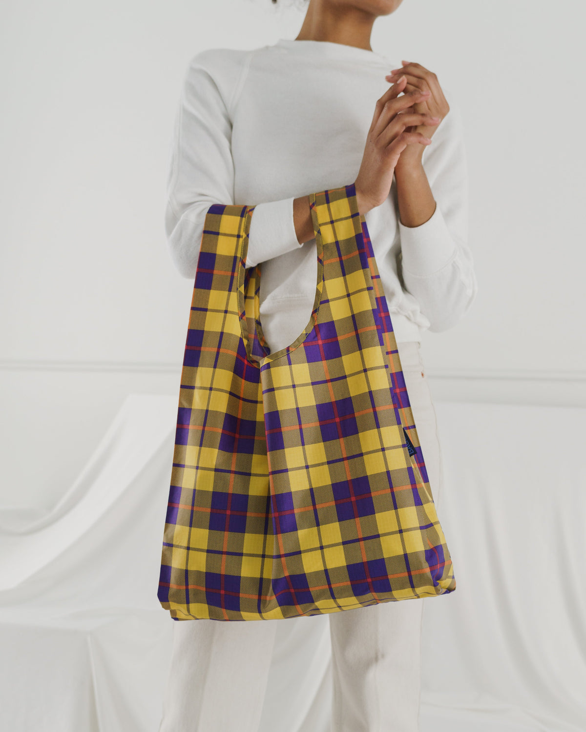 Standard Baggu - Yellow Tartan