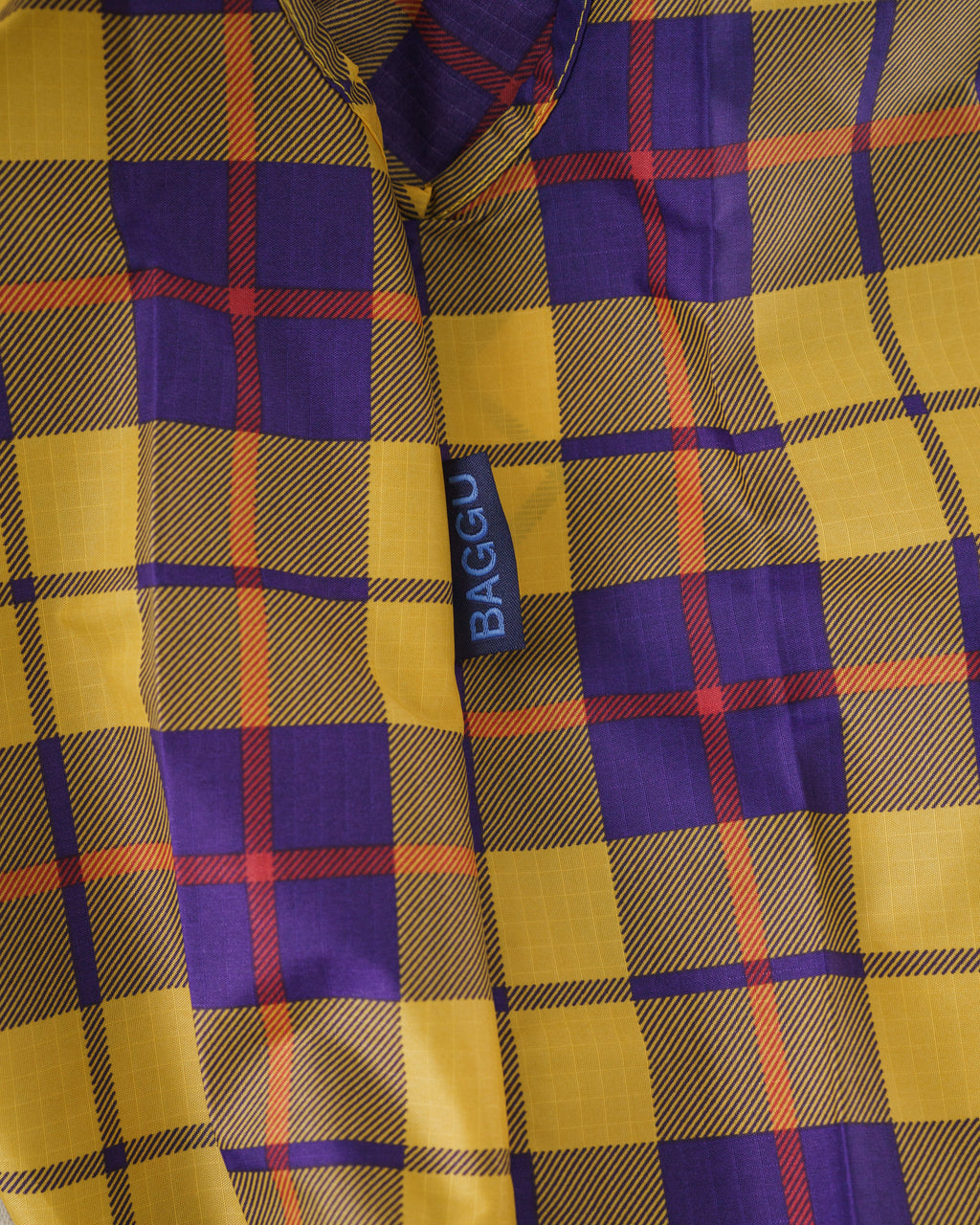 Standard Baggu - Yellow Tartan