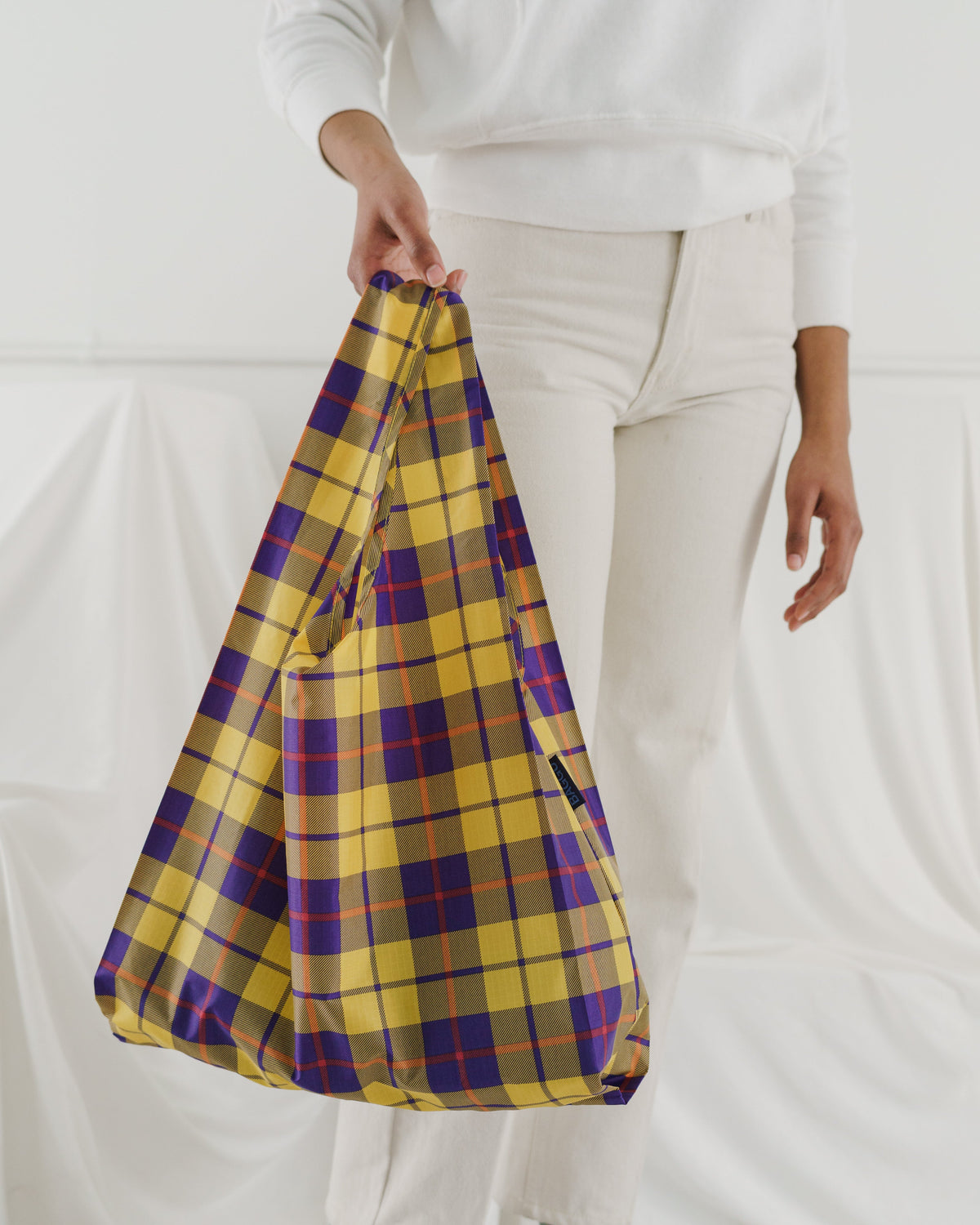 Standard Baggu - Yellow Tartan