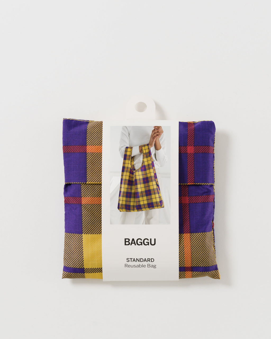 Standard Baggu - Yellow Tartan