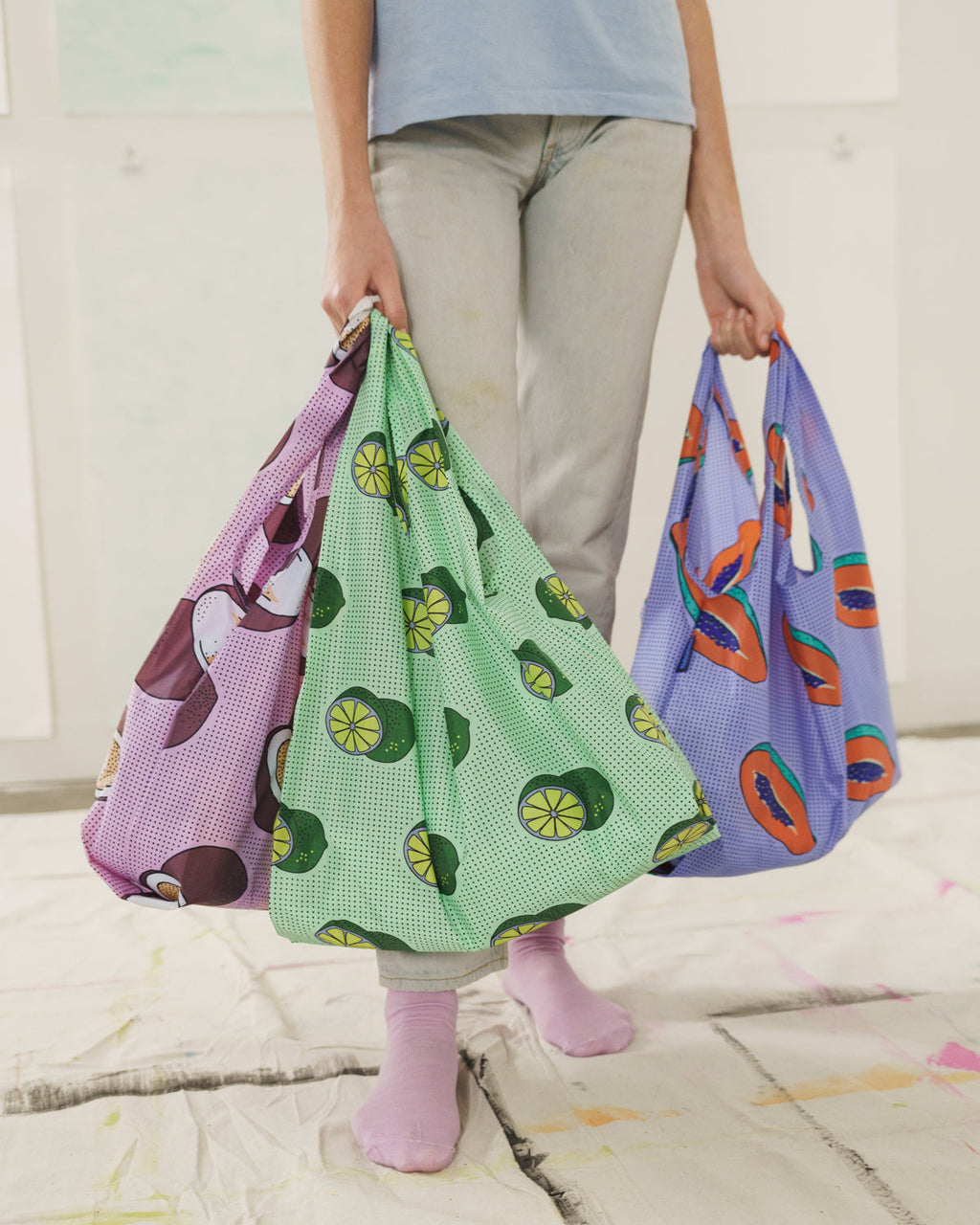Standard Baggu Set of 3 - Tropical Fruit &nbsp;