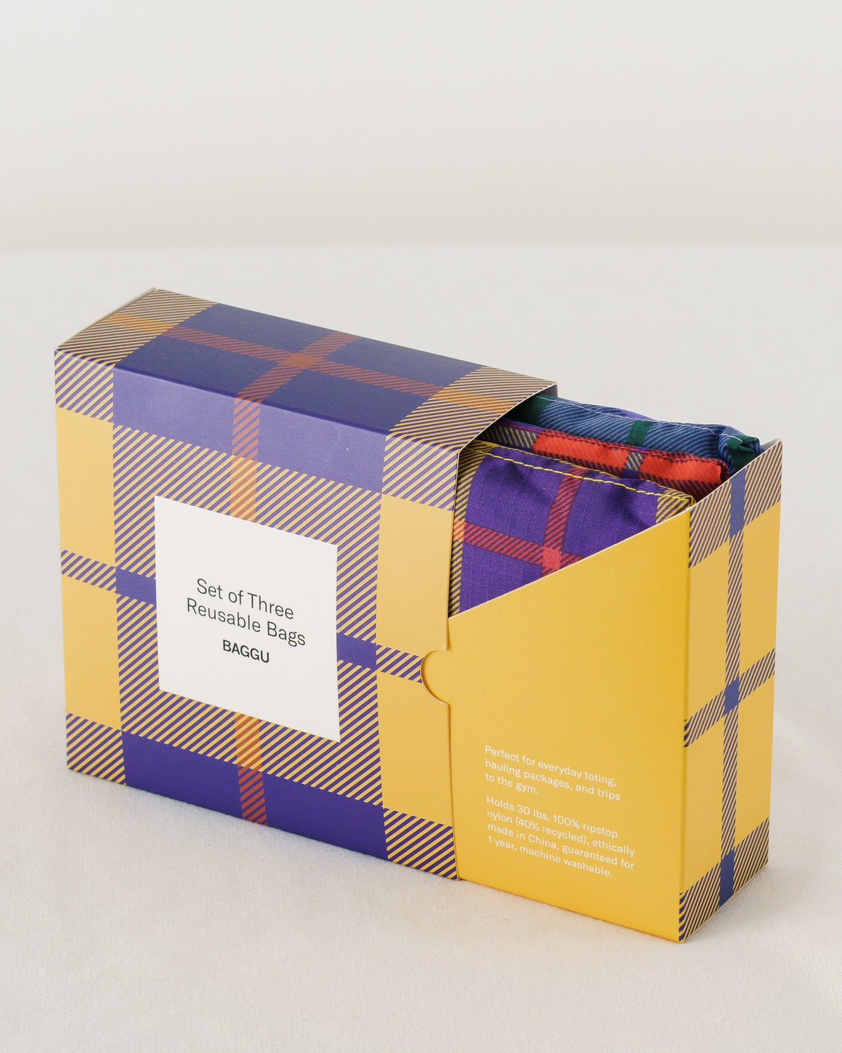 Standard Baggu Set of 3 - Tartans
