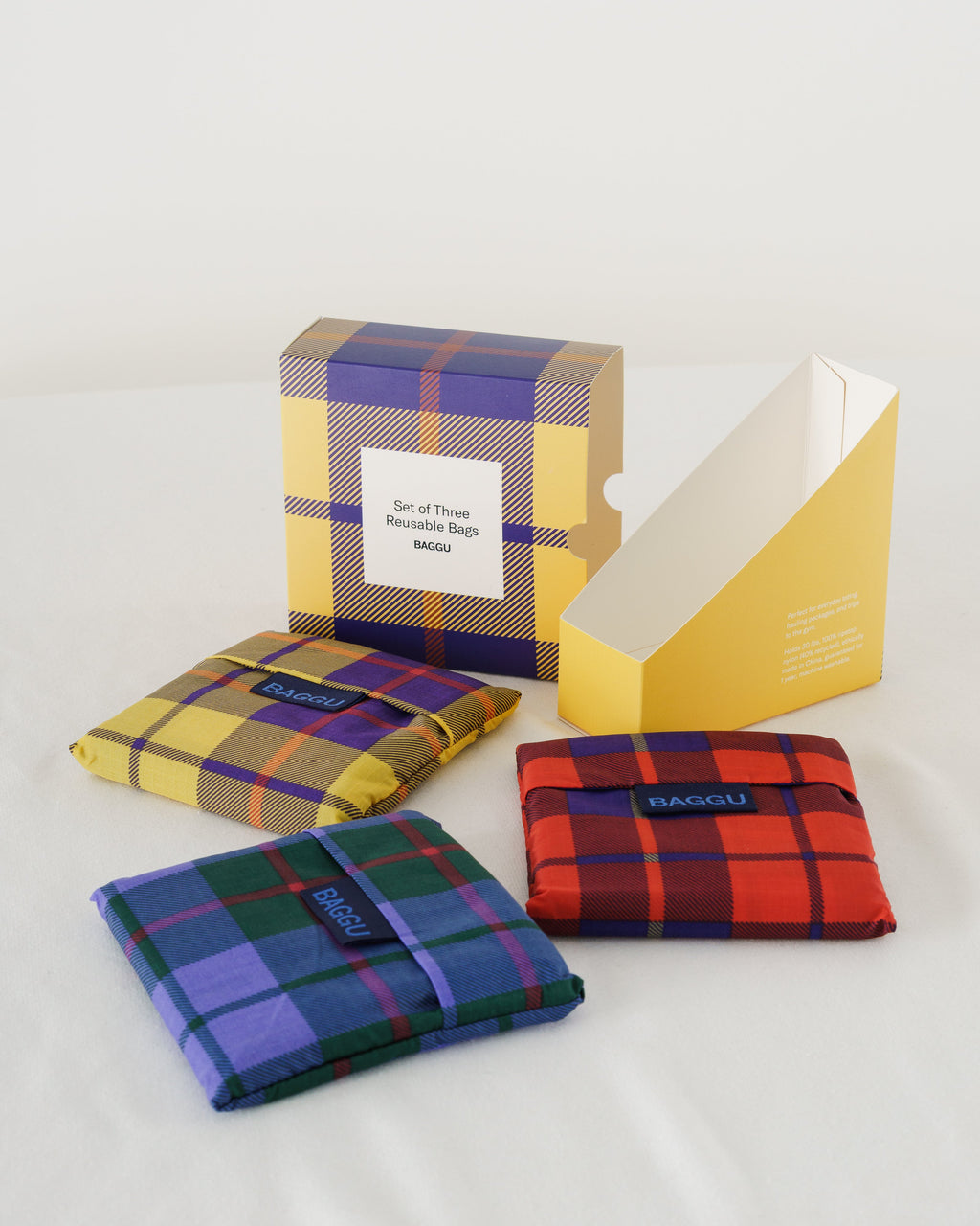 Standard Baggu Set of 3 - Tartans