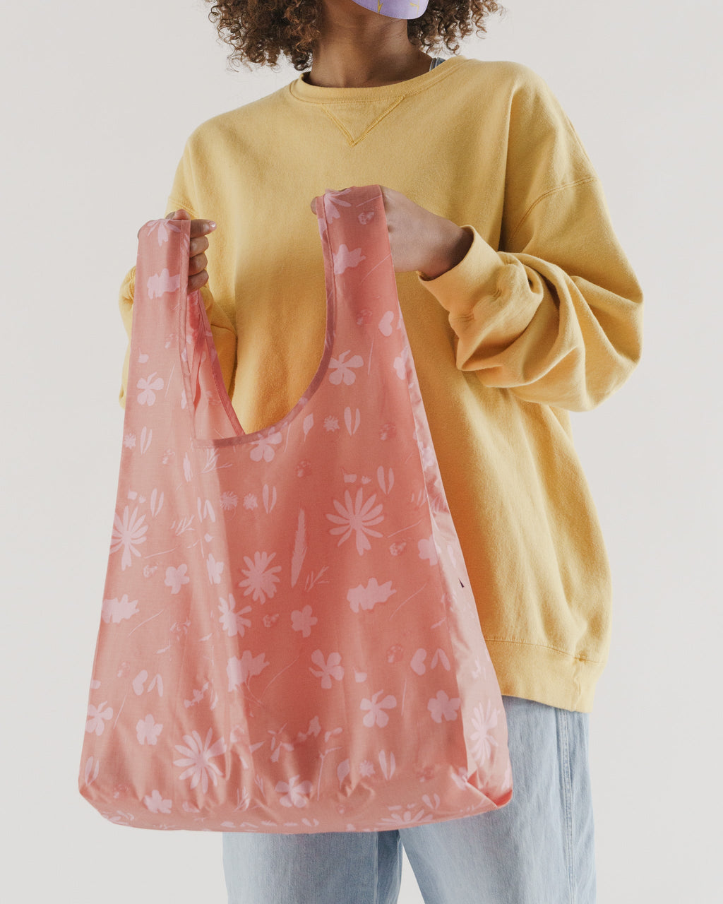 Standard Baggu - Pink Floral Sun Print