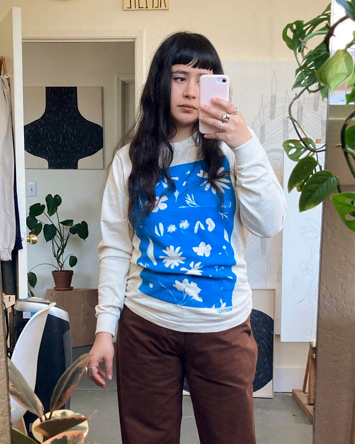 Long Sleeve Tee - Sun Print