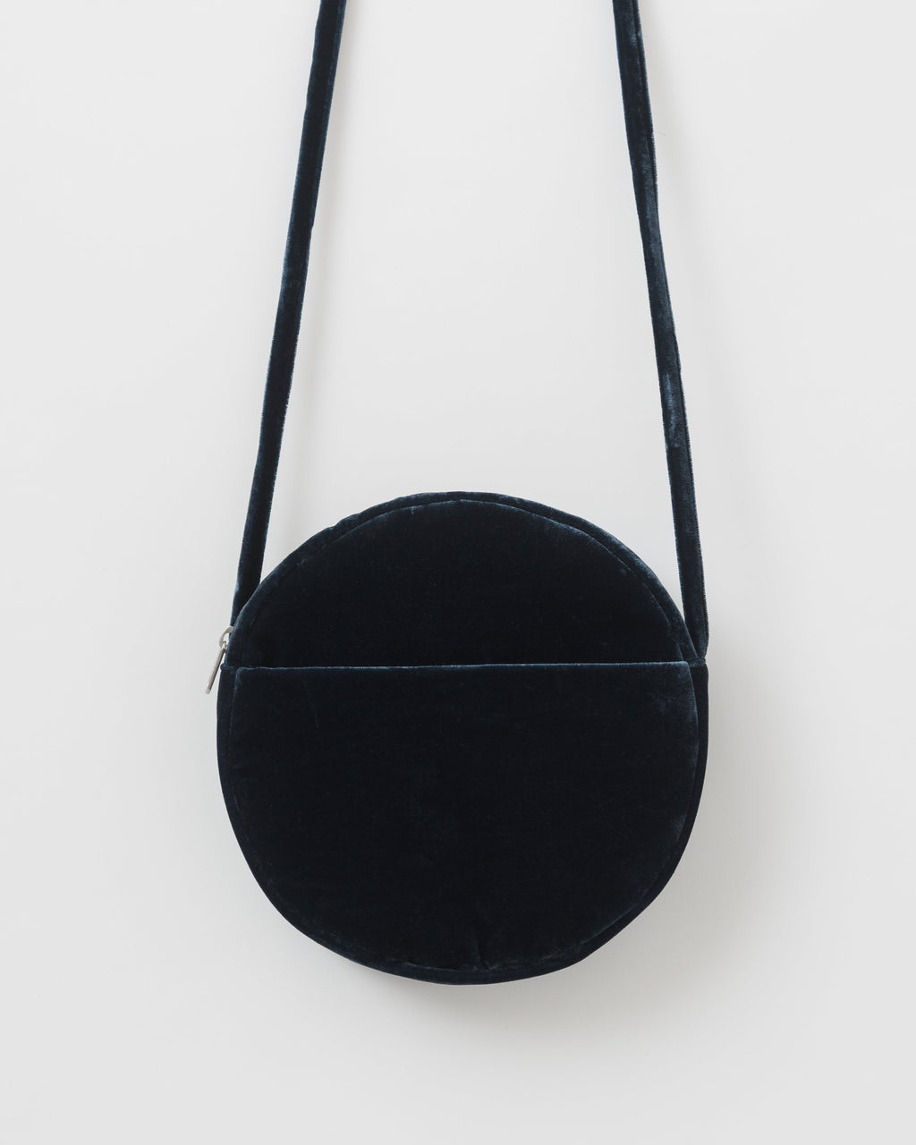 Velvet Circle Purse - Indigo Velvet