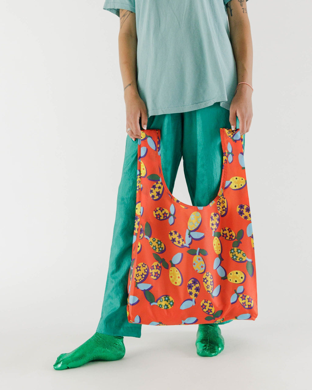 Standard Baggu - Kumquat Collage