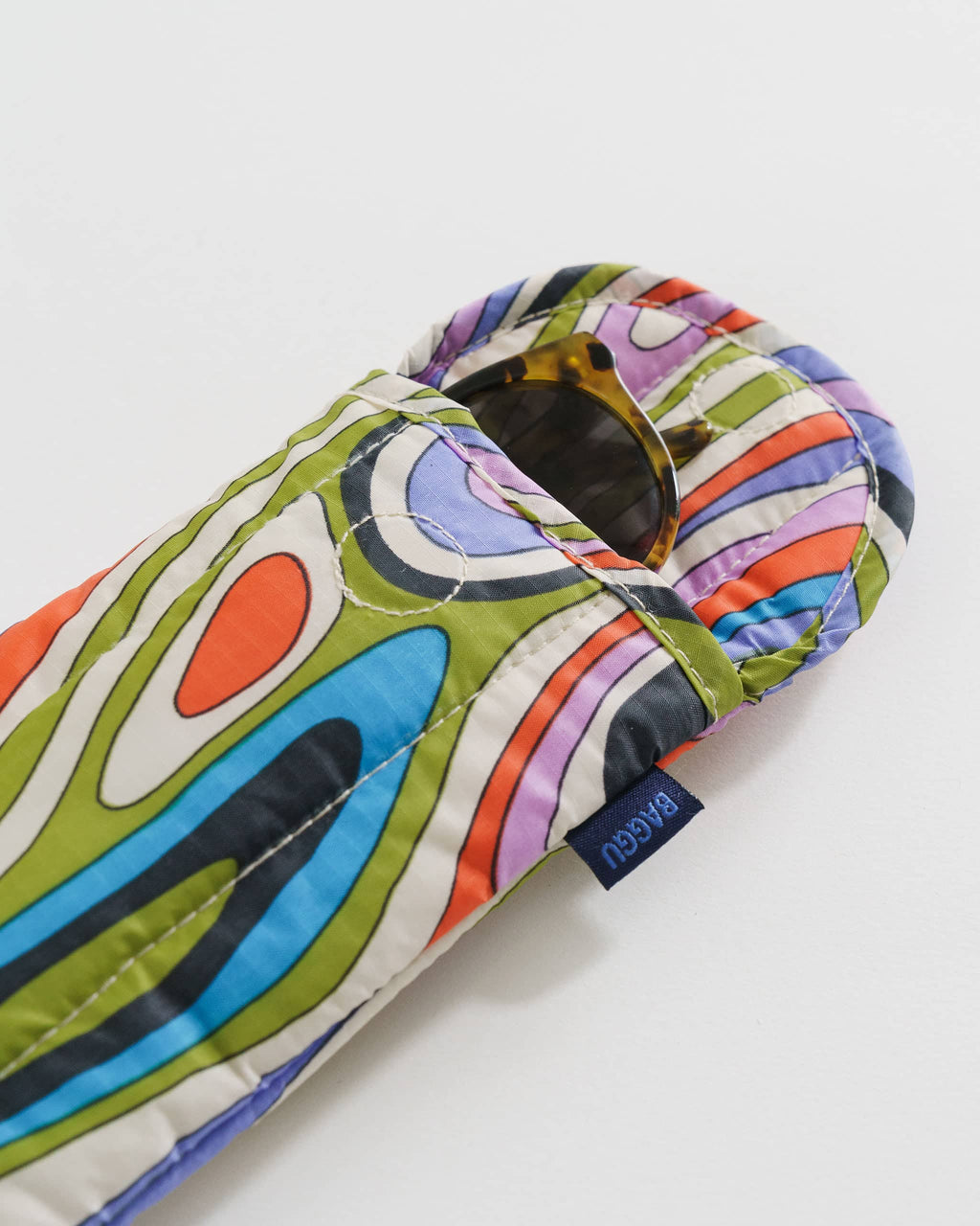 Puffy Glasses Sleeve - Woodgrain