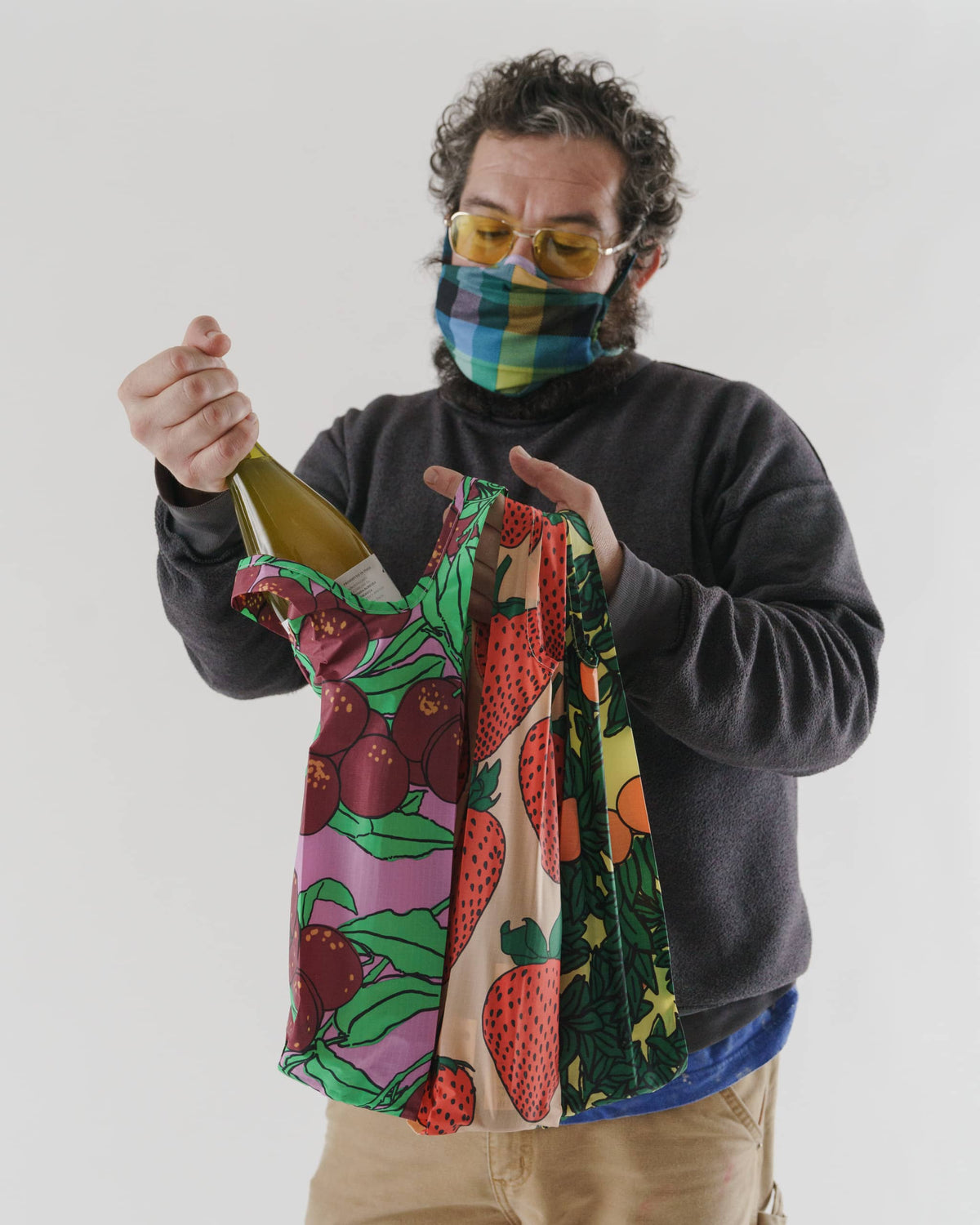 Wine Baggu Set of 3 - Backyard Fruit