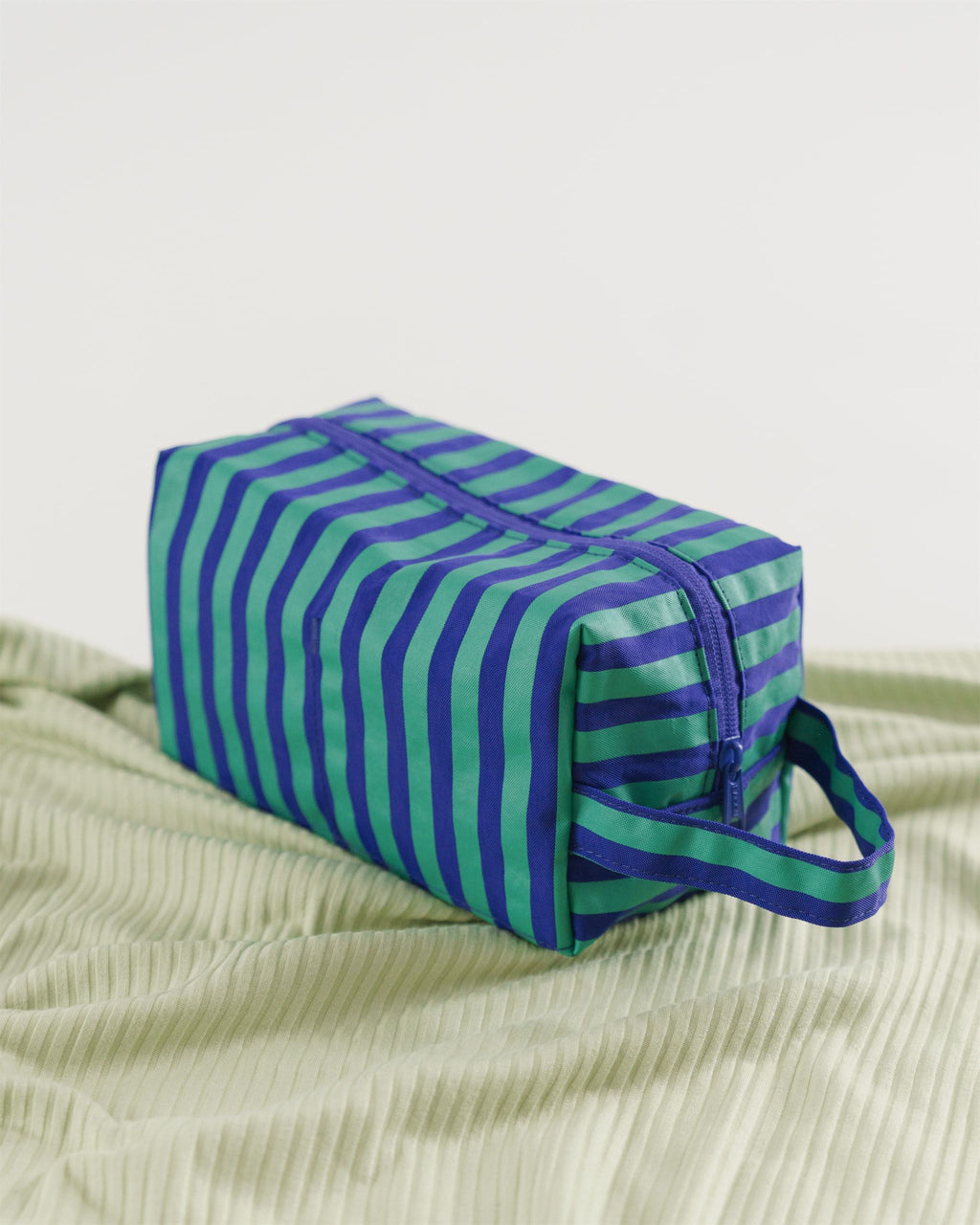 Dopp Kit - Stripe-Cobalt and Jade
