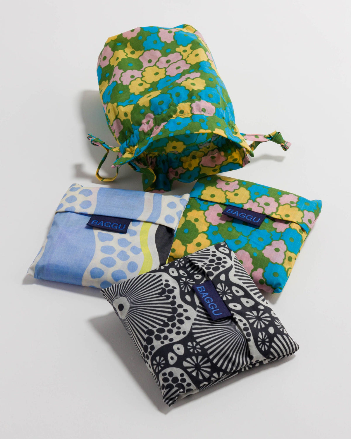 Standard Baggu Set of 3 - Woodblock Mix