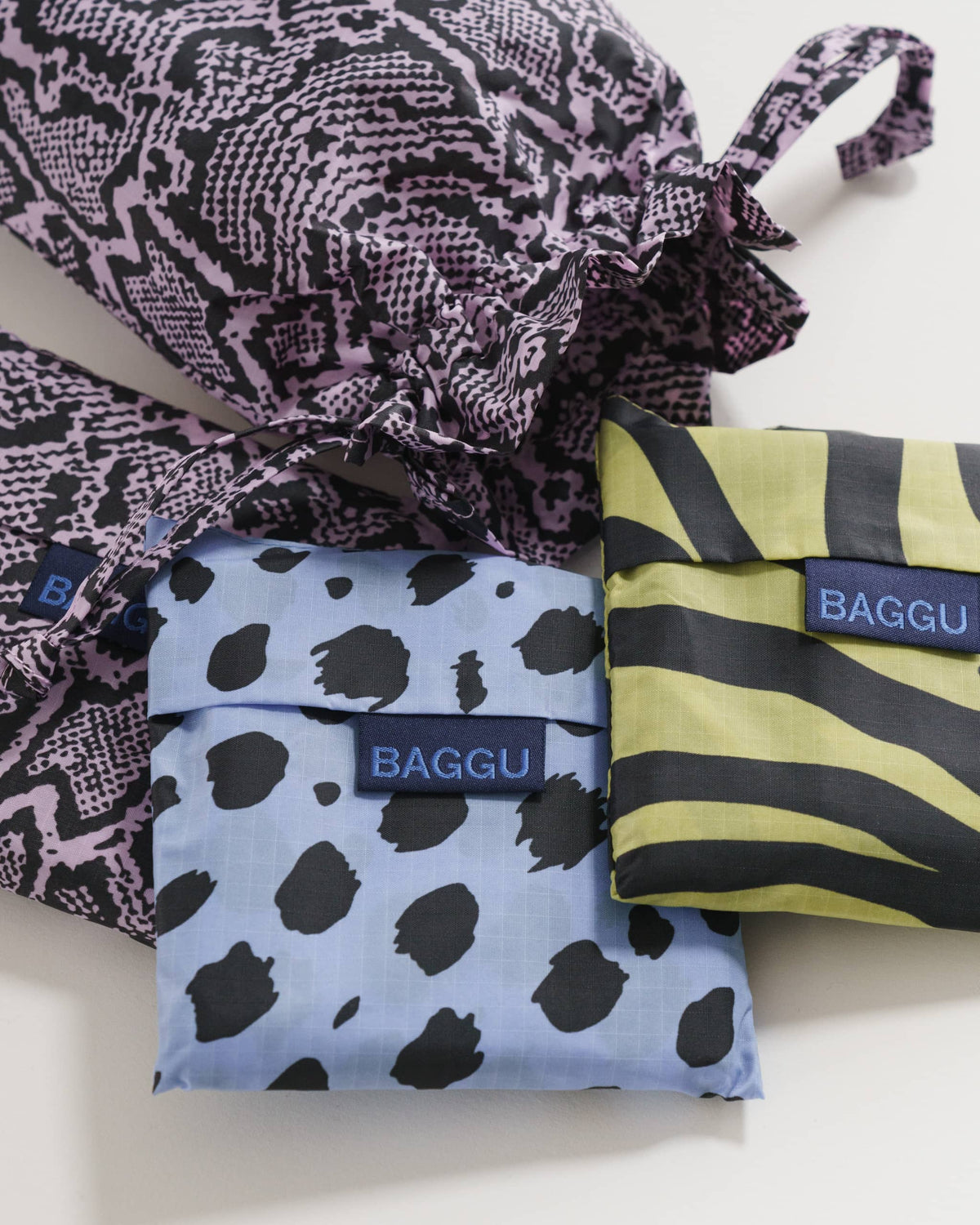 Standard Baggu Set of 3 - Animal Print