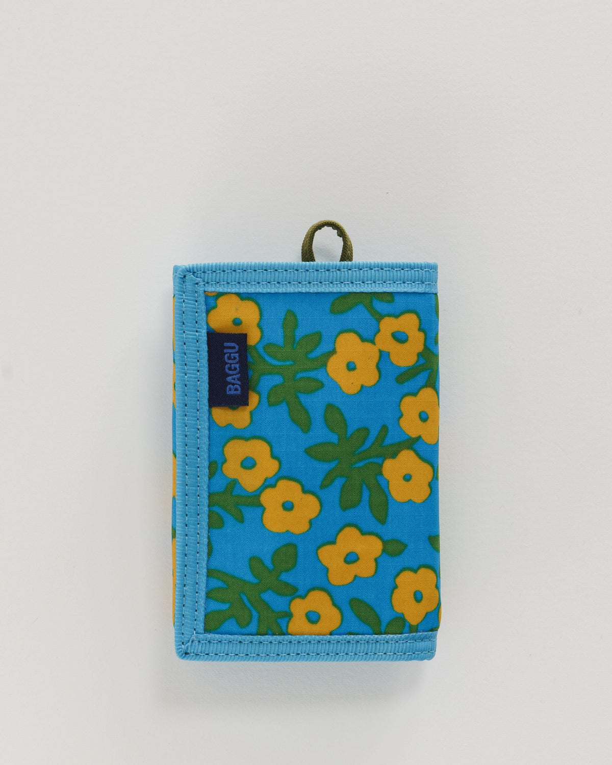 Nylon Wallet - Blue Calico Floral