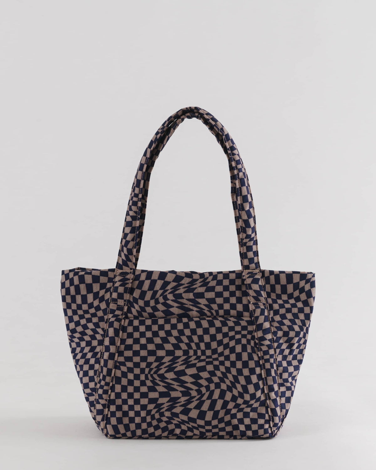Mini Cloud Bag - Indigo Trippy Checker