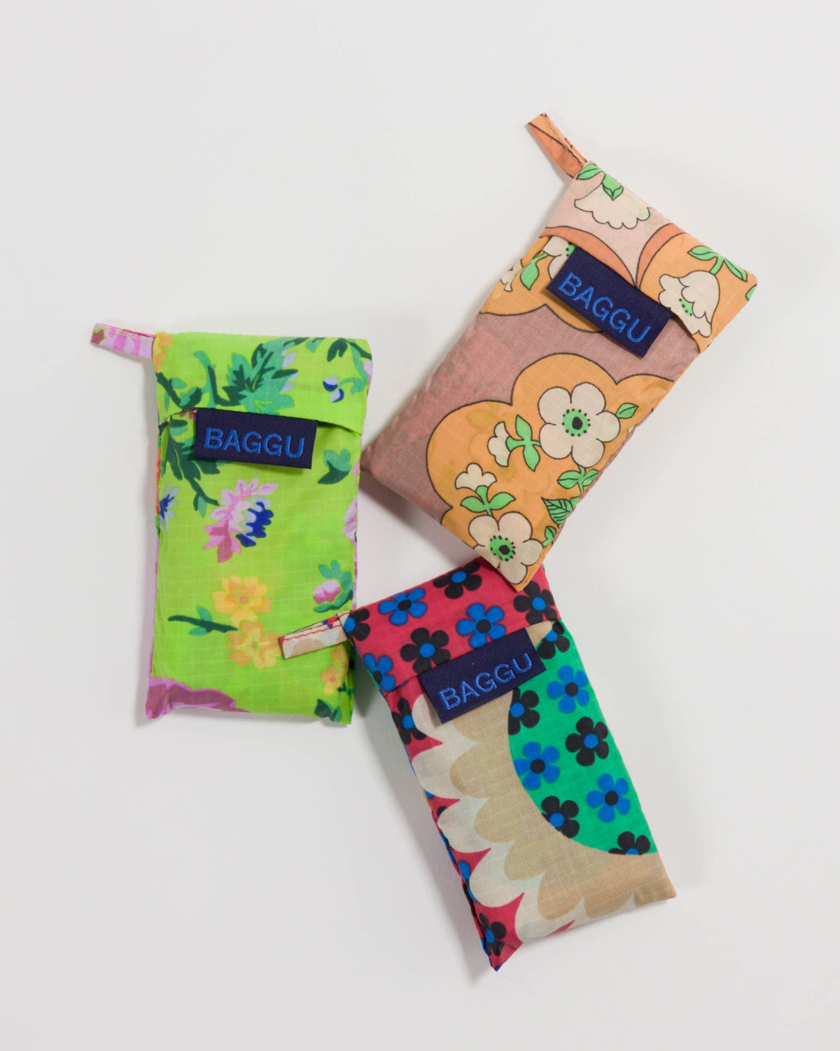 Wine Baggu Set of 3 - Consignment Florals