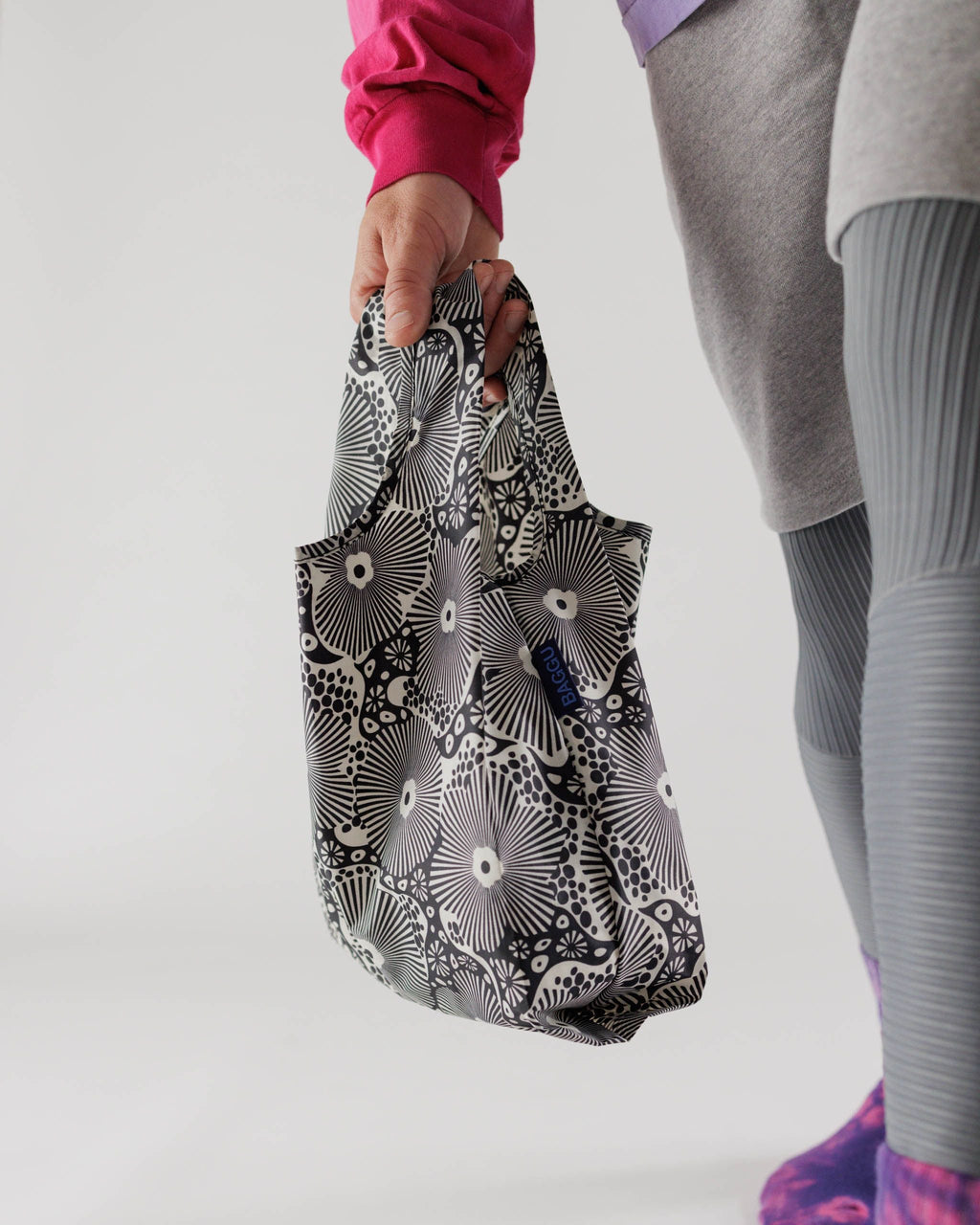Baby Baggu - Woodblock Floral Black