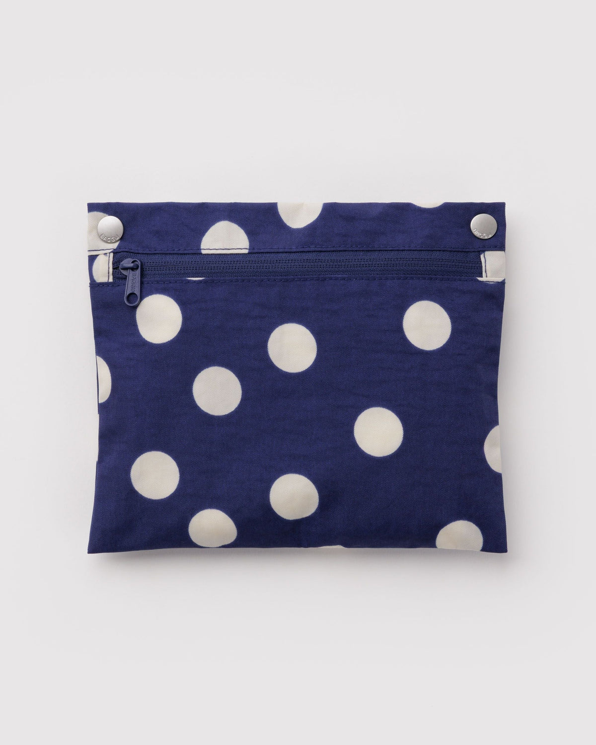 Cloud Bag - Navy and Cream Polka Dot