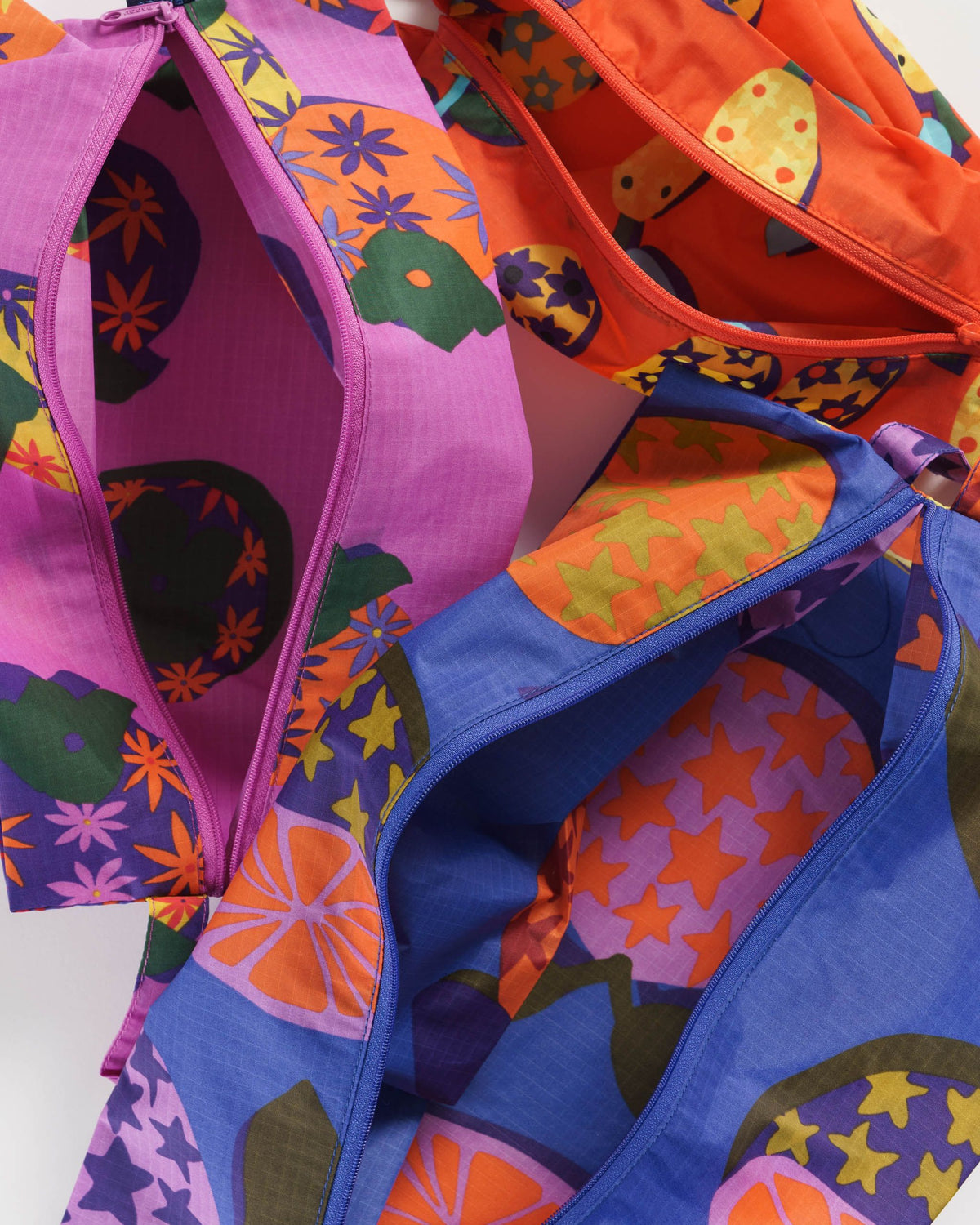 3D Zip Set - Collaged Fruit