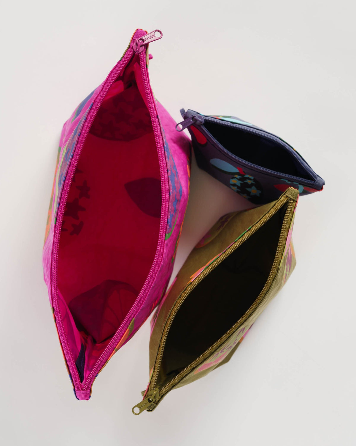 Go Pouch Set - Collaged Fruit