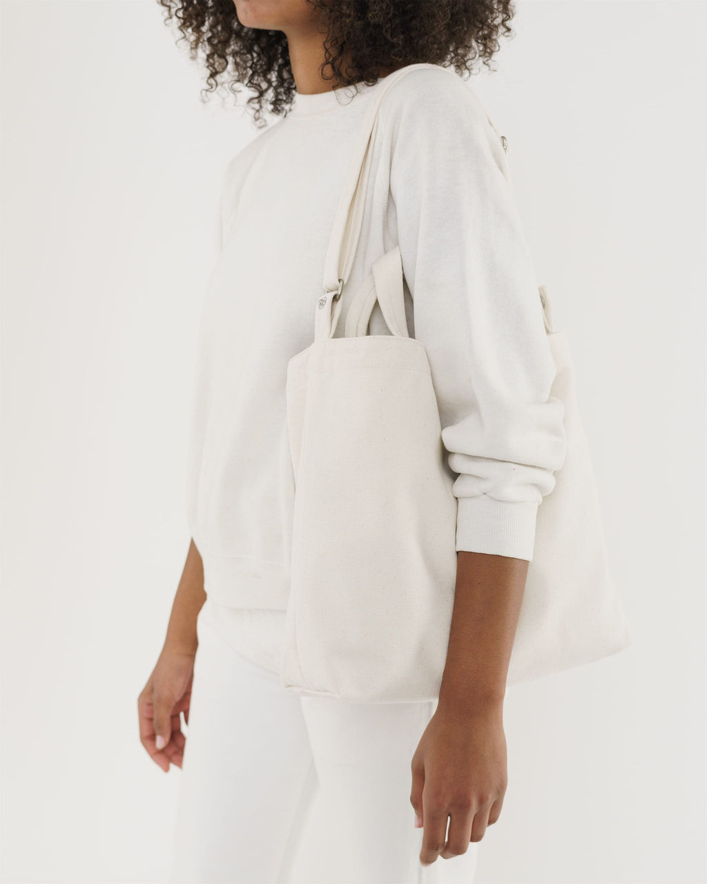 Horizontal Duck Bag - Natural Canvas