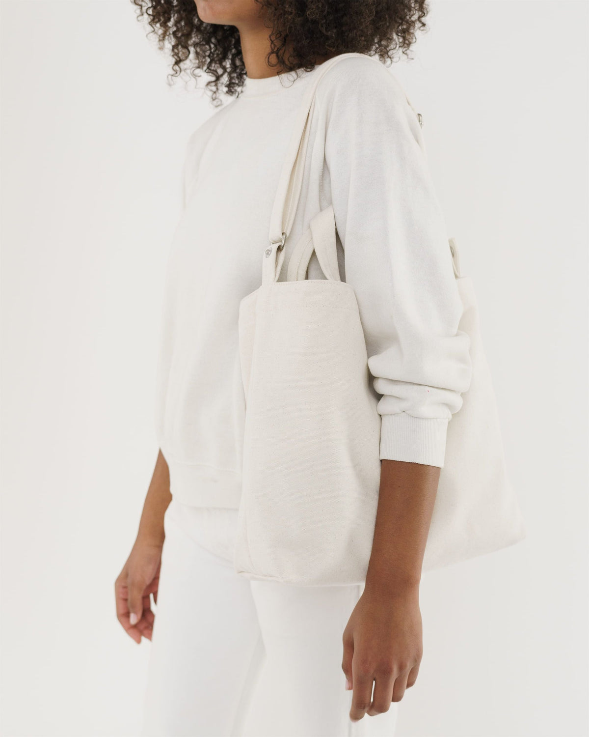 Horizontal Duck Bag - Natural Canvas