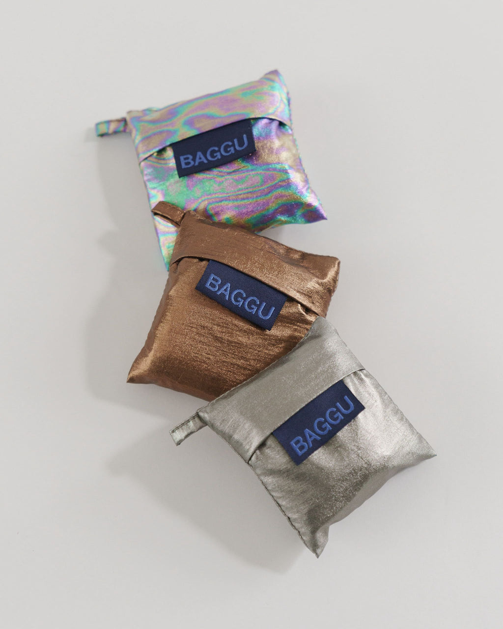 Mini Baggu Set of 3 - Dark Metallics