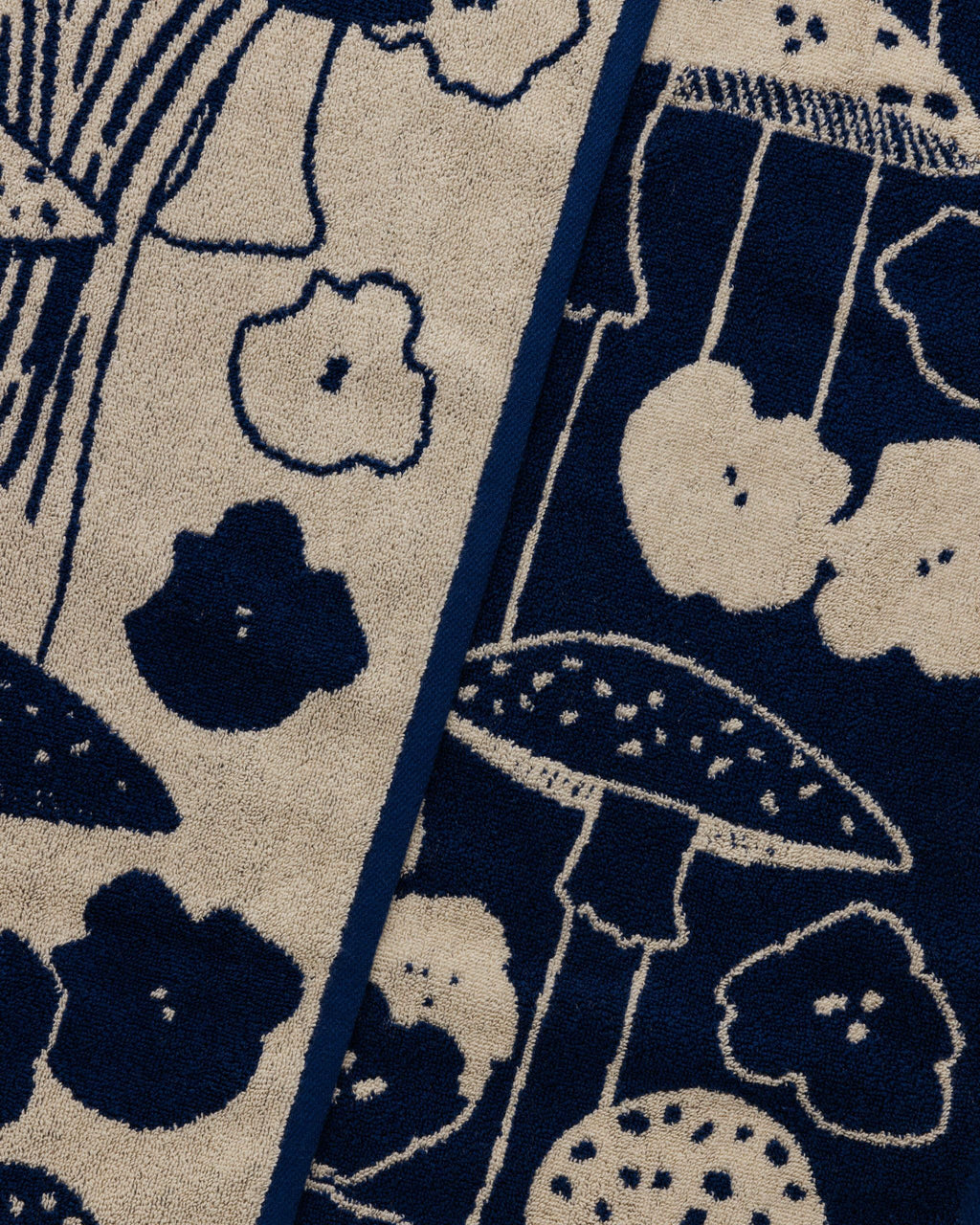 Bath Towel - Mushrooms