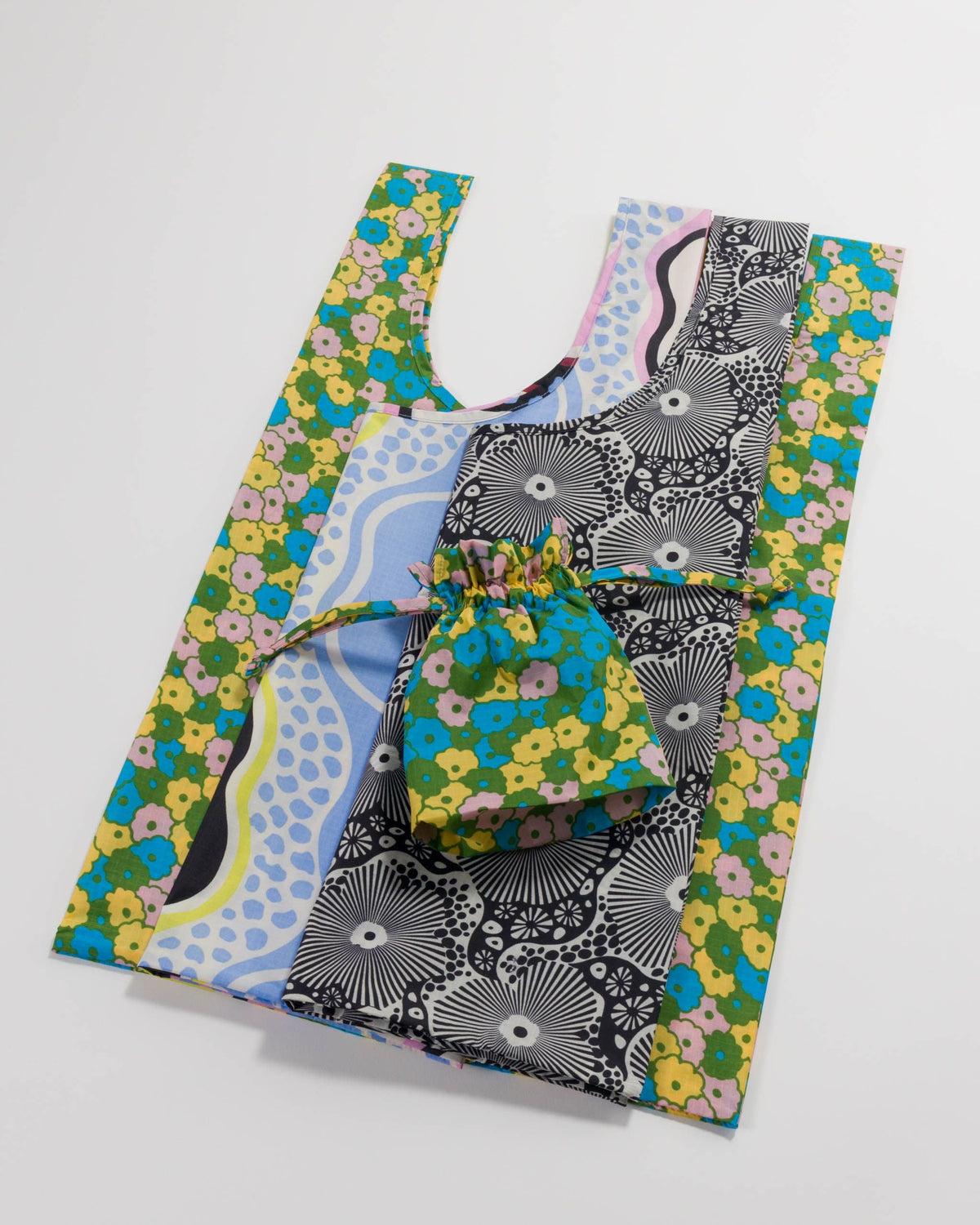 Standard Baggu Set of 3 - Woodblock Mix