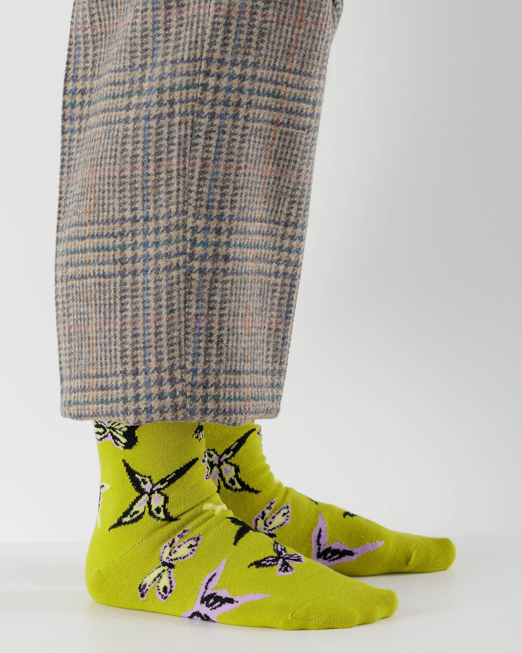 Crew Sock - Butterfly Kaleidoscope
