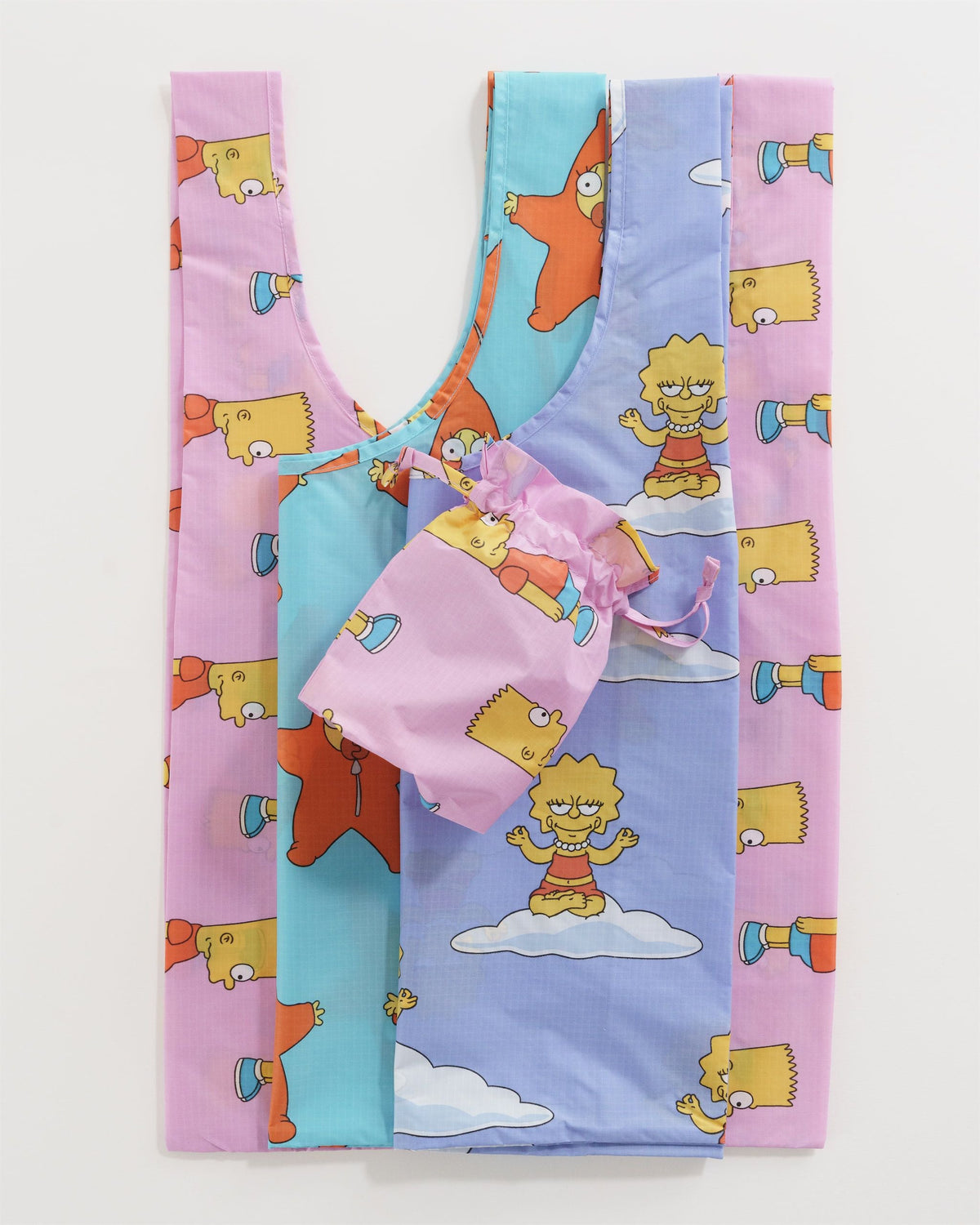Standard Baggu Set of Three - Simpsons Kids