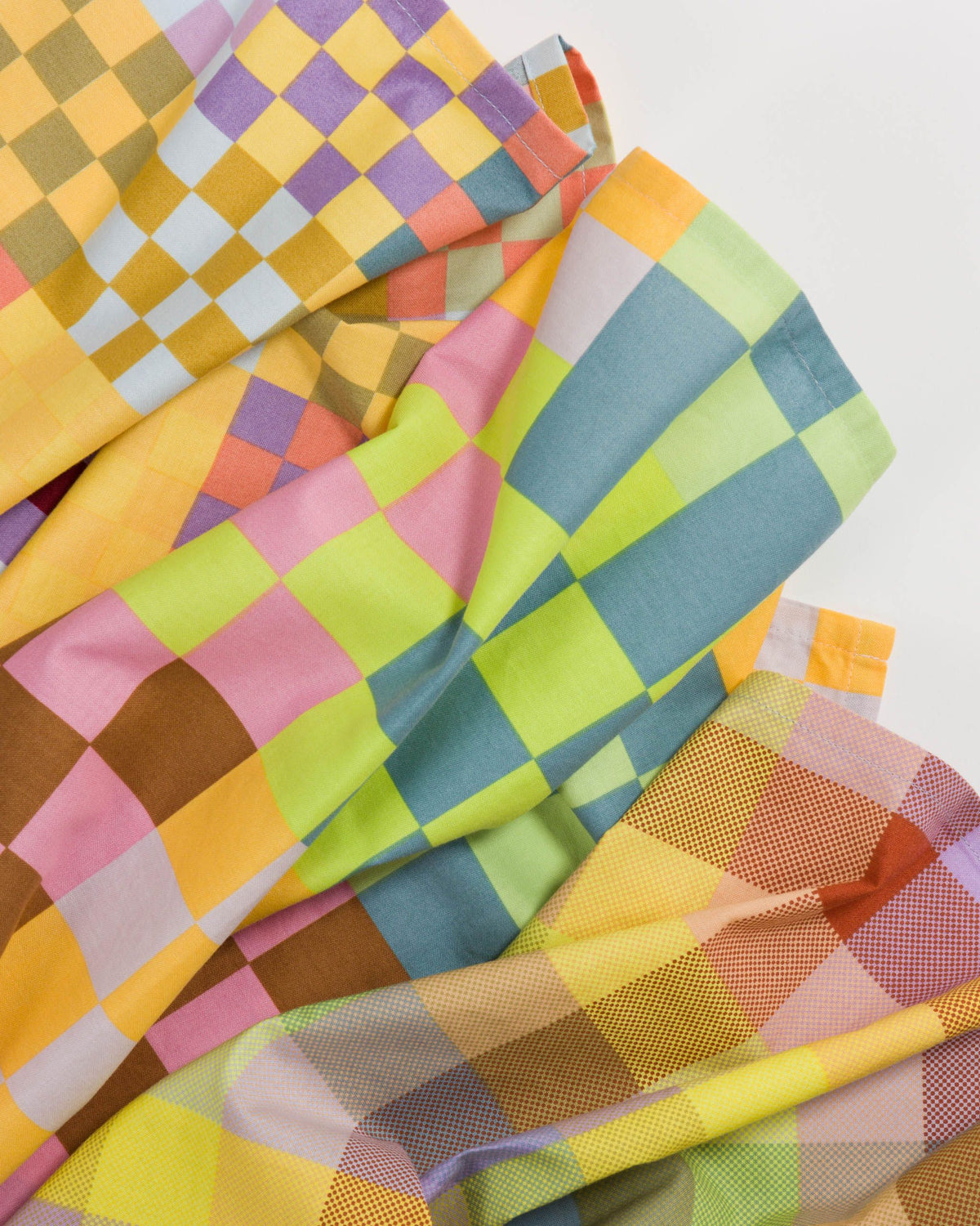 Reusable Cloth Set - Checks-on-Checks