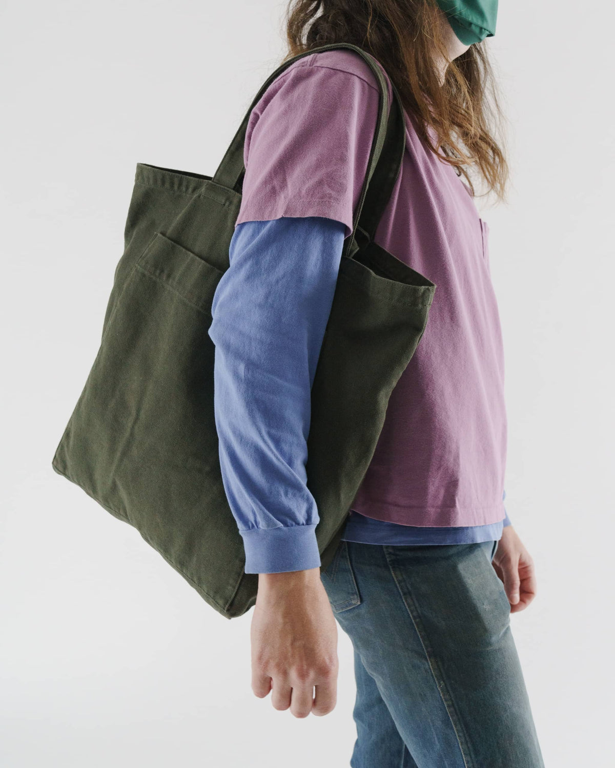 Giant Pocket Tote - Cedar