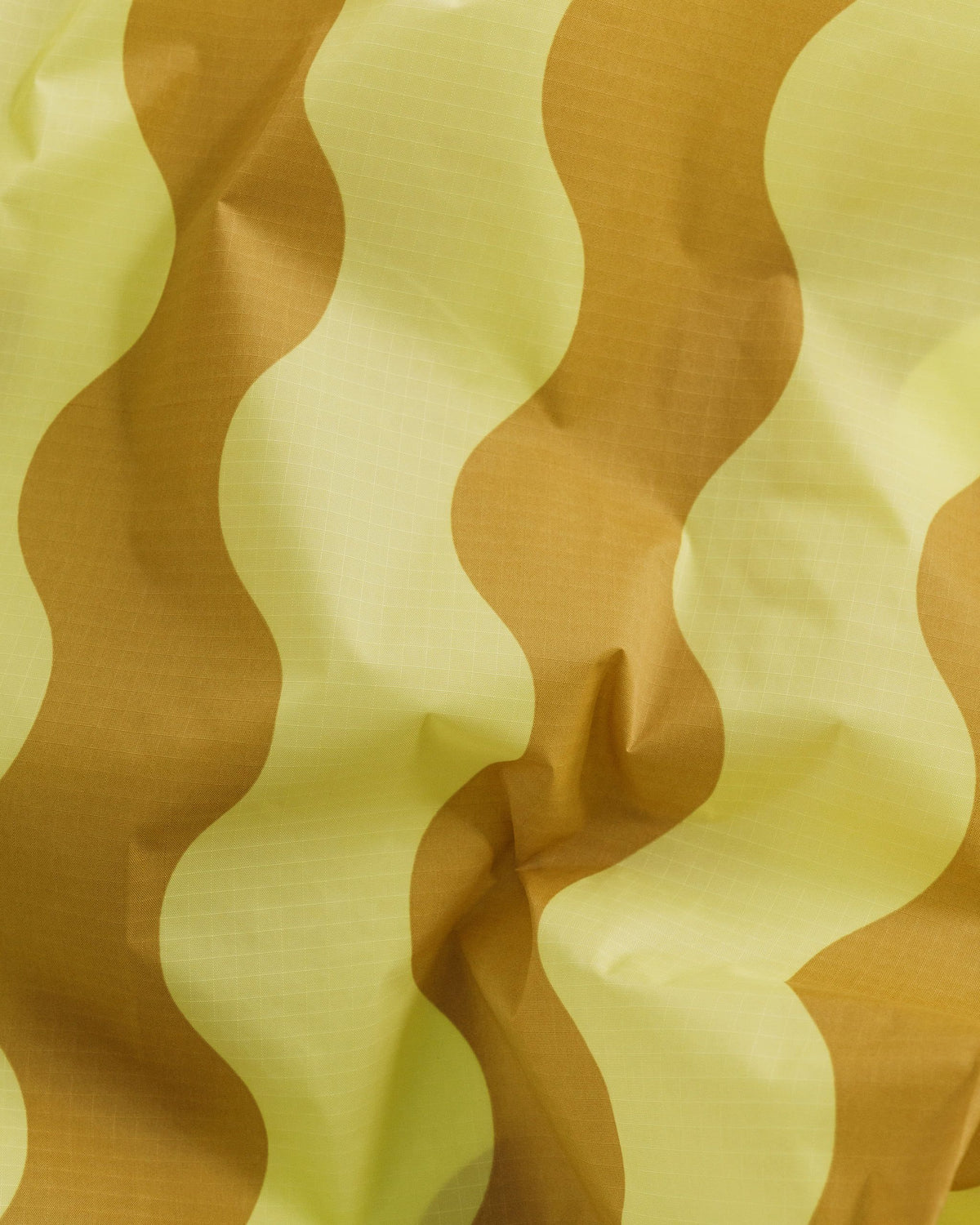 Standard Baggu - Yellow and Gold Wavy Stripe