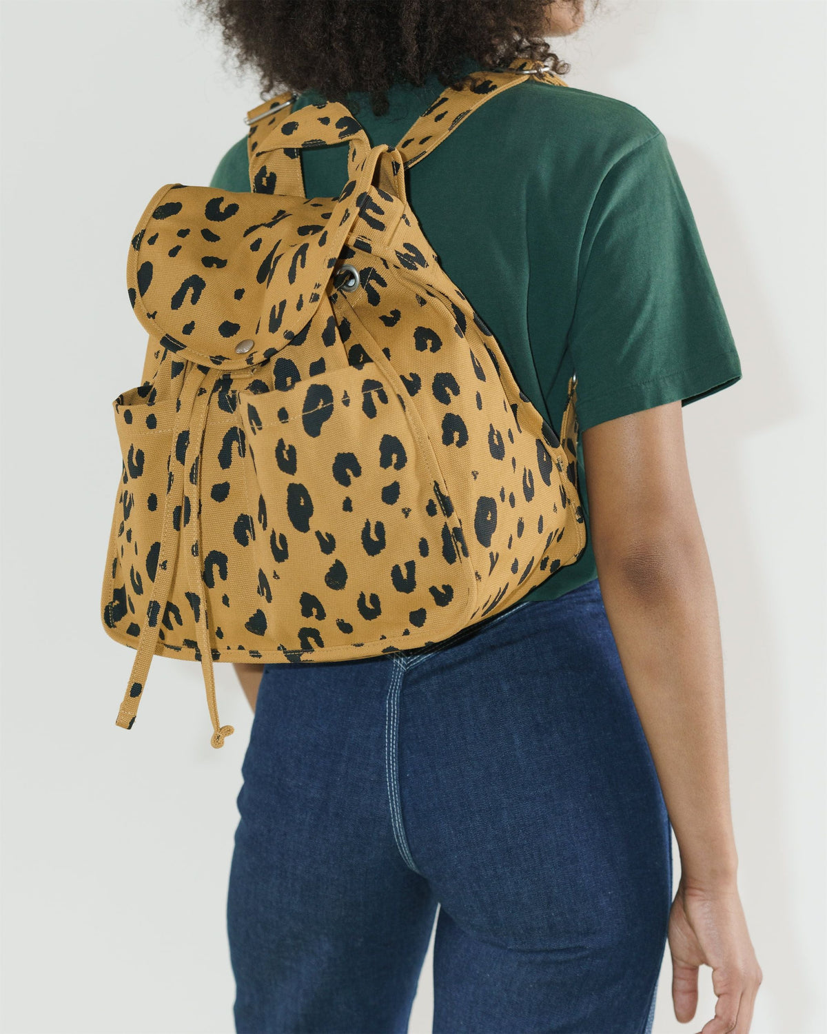 Drawstring Backpack - Leopard