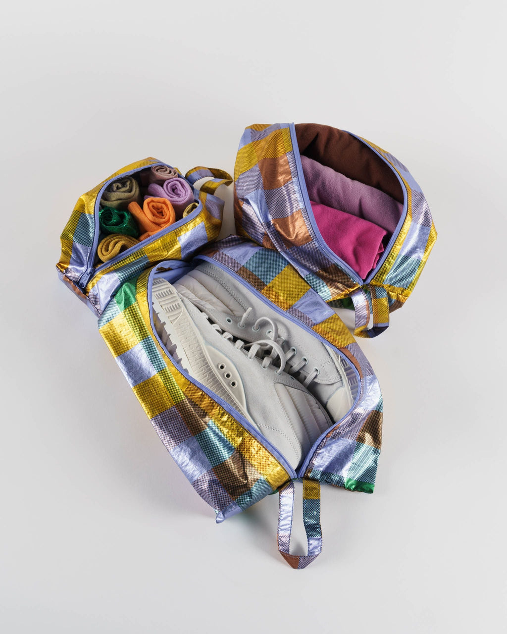3D Zip Set - Madras Metallic